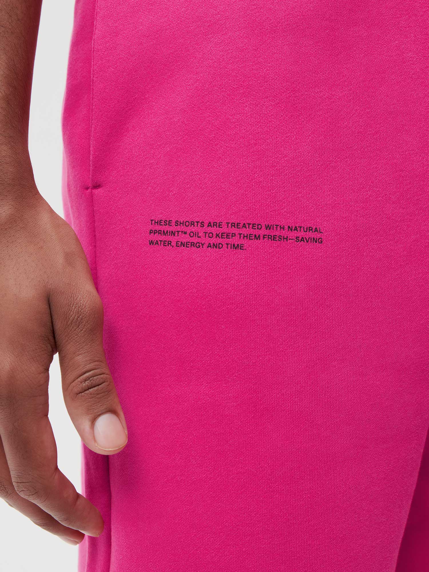 Organic Cotton Long Shorts Foxglove Pink Male