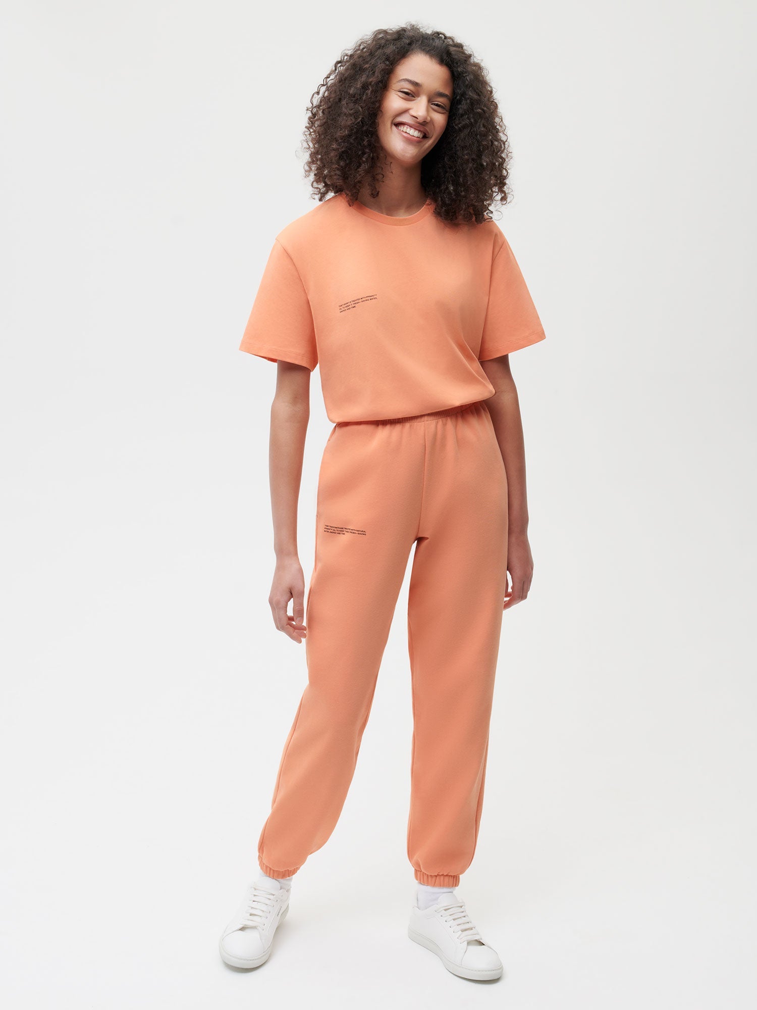 Organic Cotton Track Pants Peach Perfect Female
