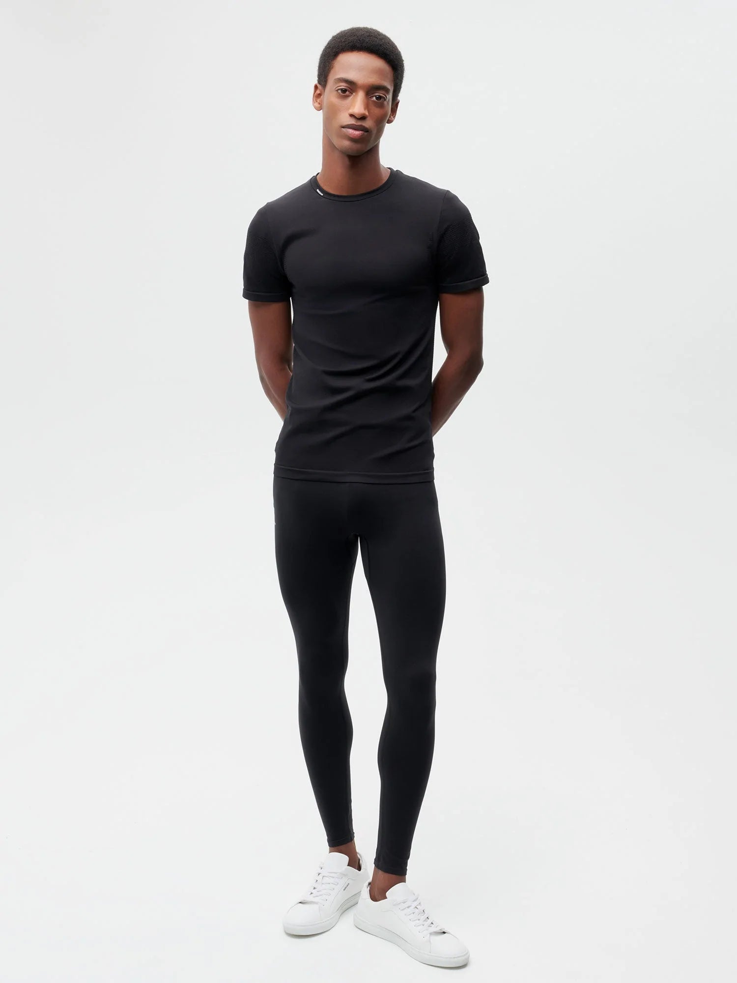 Activewear Mens Leggings Black