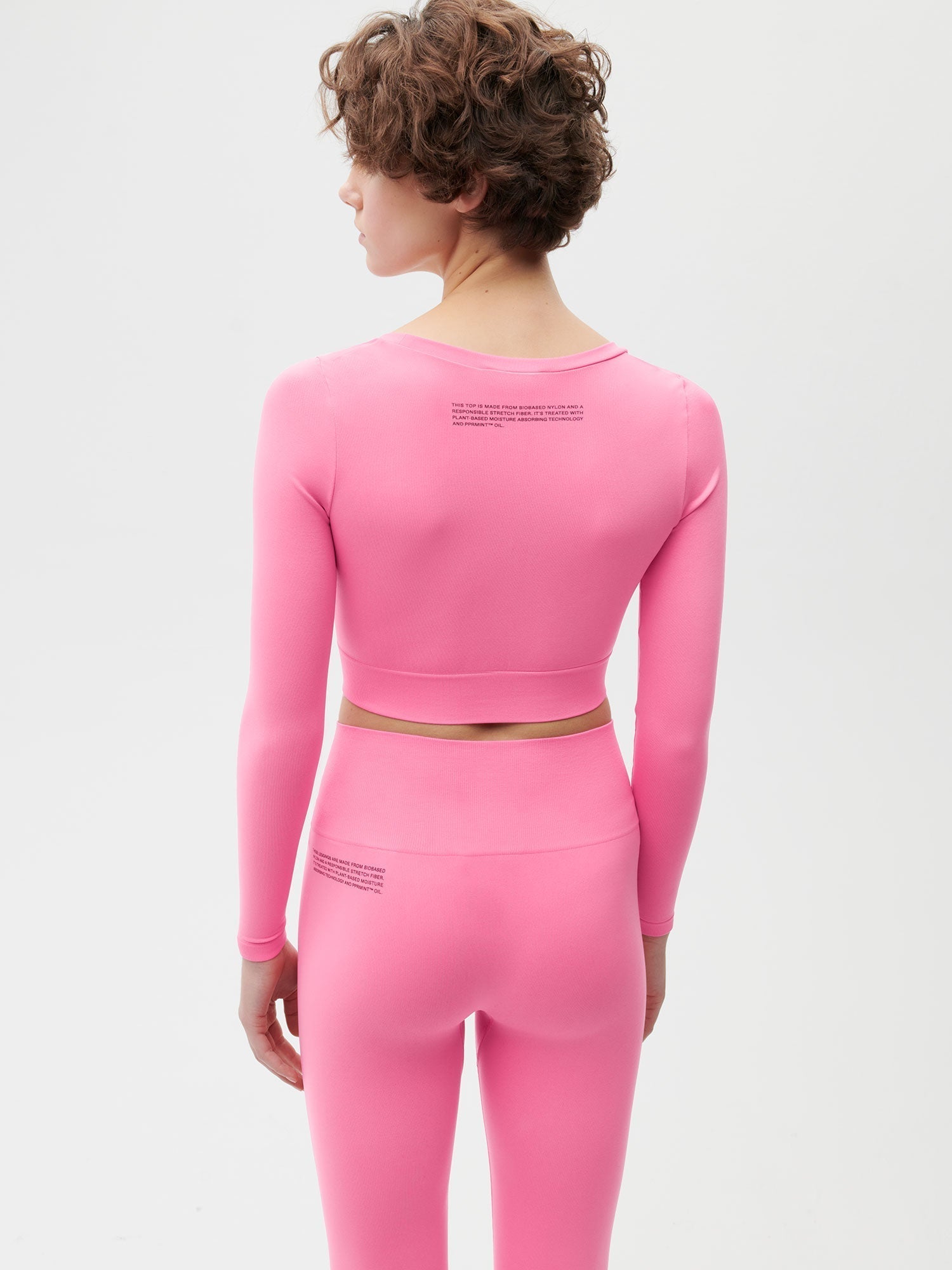 Activewear Womens Cropped Top Watermelon Pink