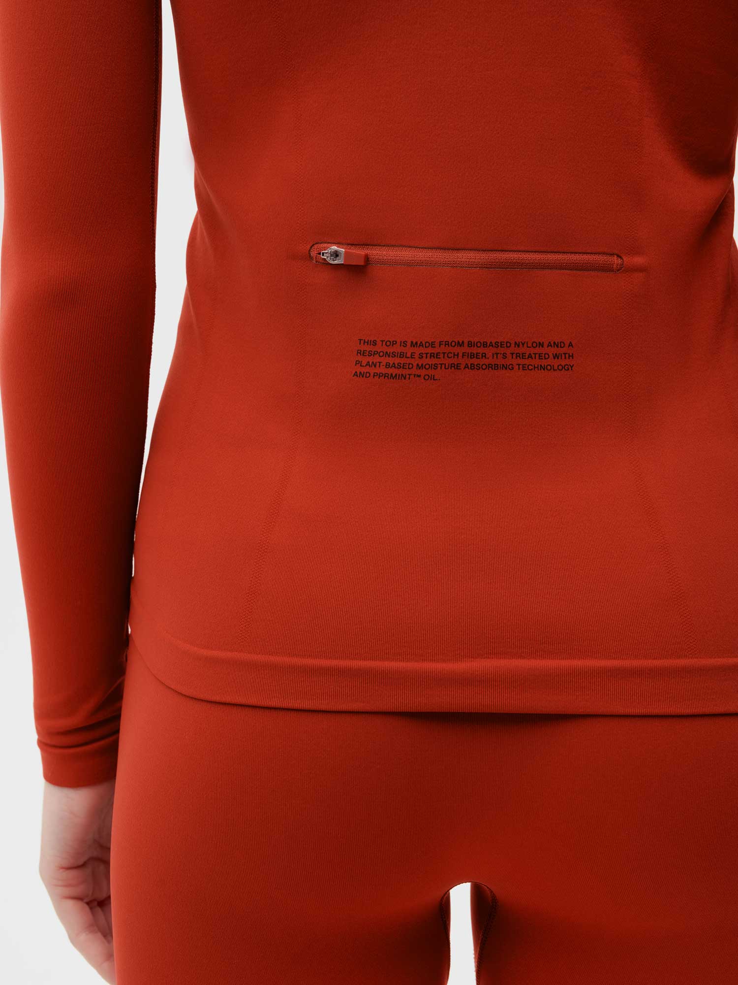 Activewear Womens Long Sleeve Top Jasper Red