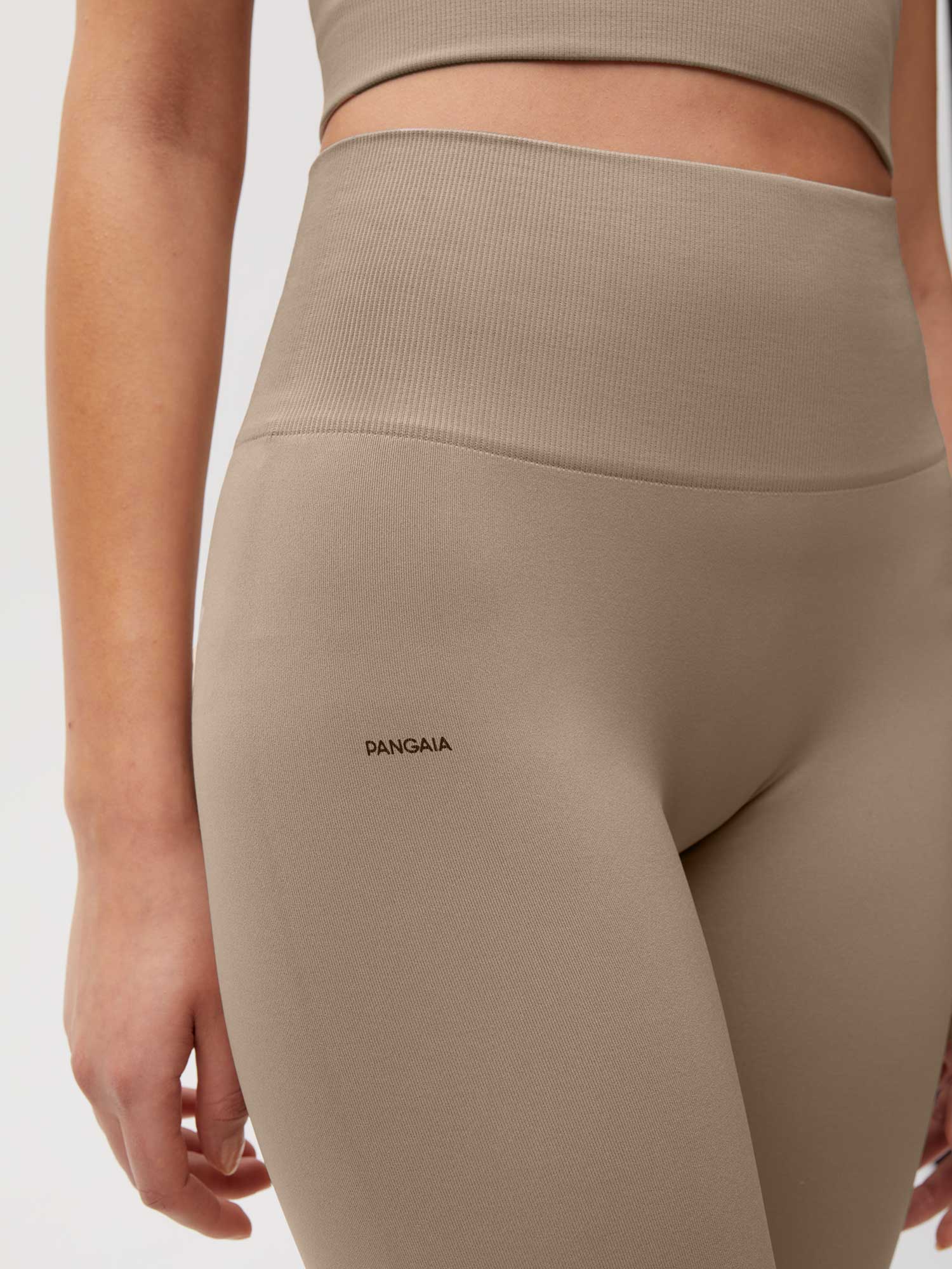Activewear Womens Shorts Taupe
