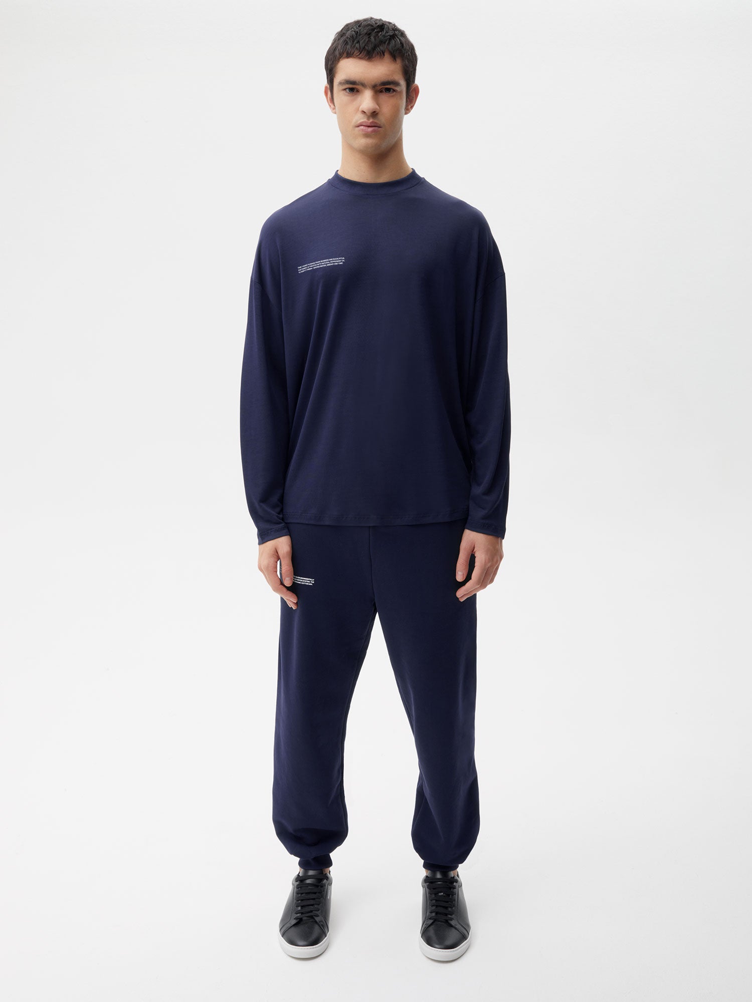 C Fibre Heavyweight Crew Neck Navy
