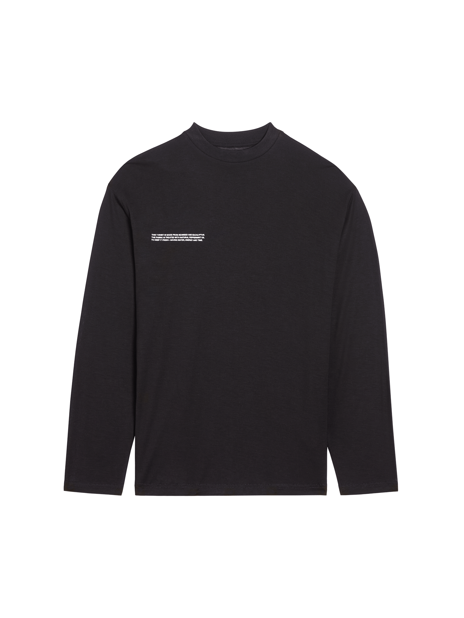 C Fibre Lightweight Crew Neck Black Womens packshot-3