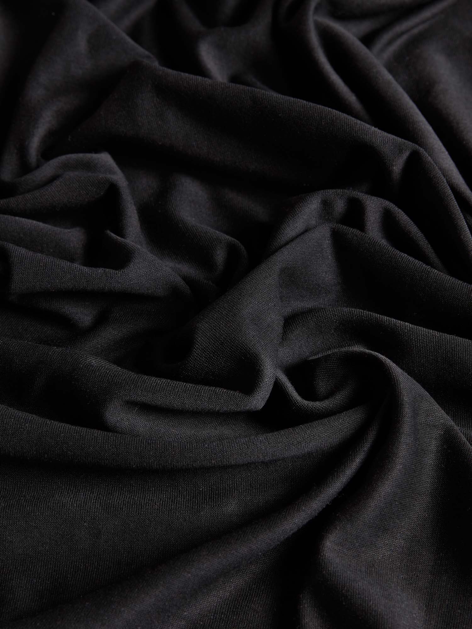 C Fibre Lightweight Crew Neck Black Womens