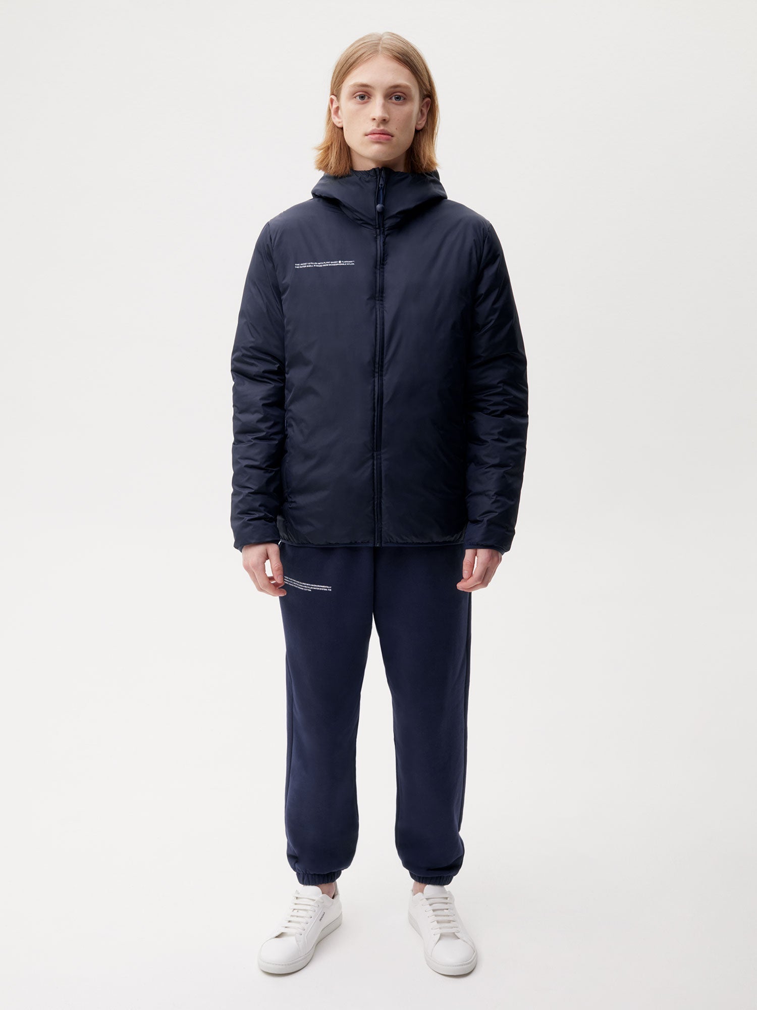 Men FLWRDWN Lite Puffer Jacket—navy blue