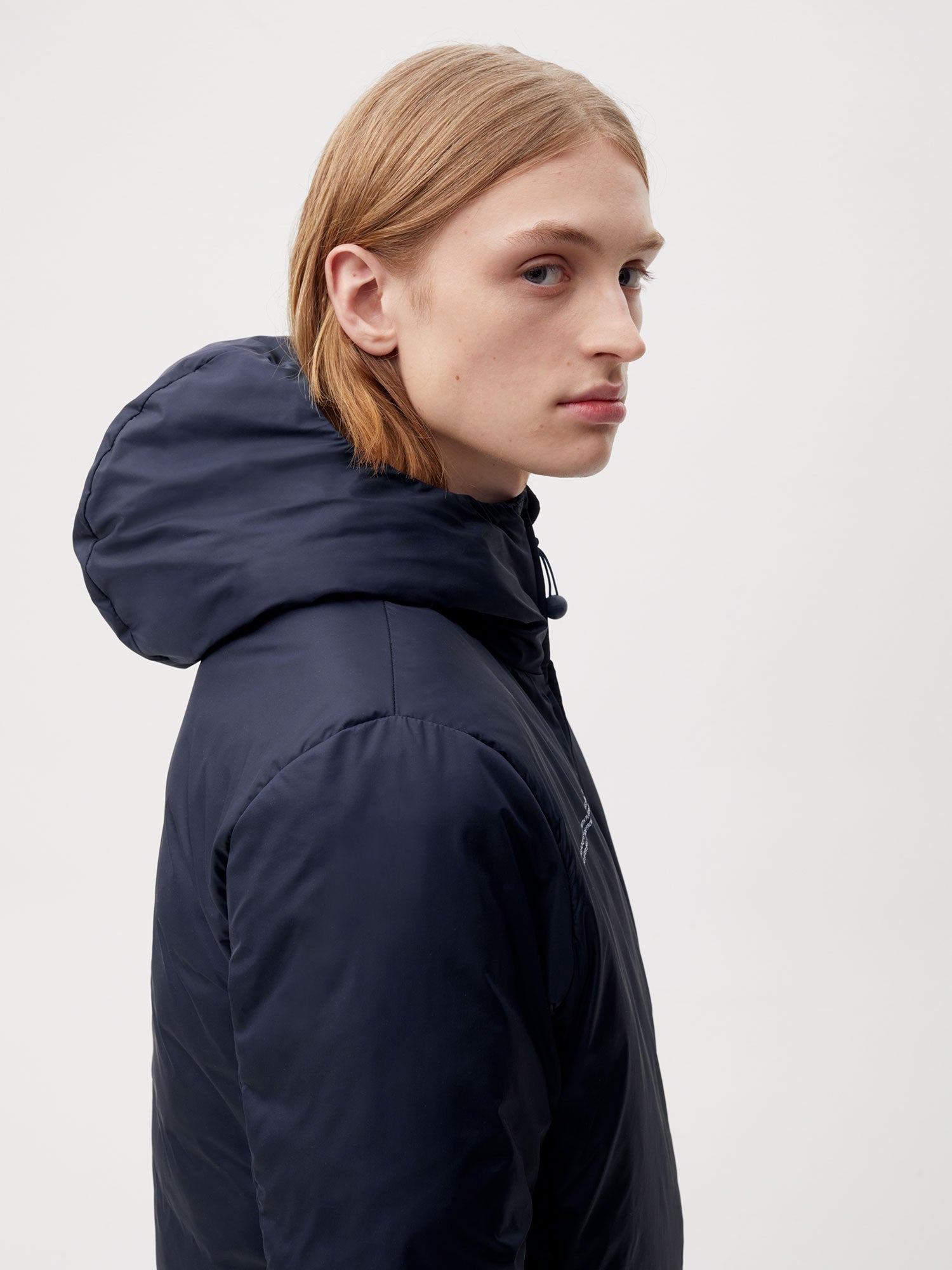 Men FLWRDWN Lite Puffer Jacket—navy blue