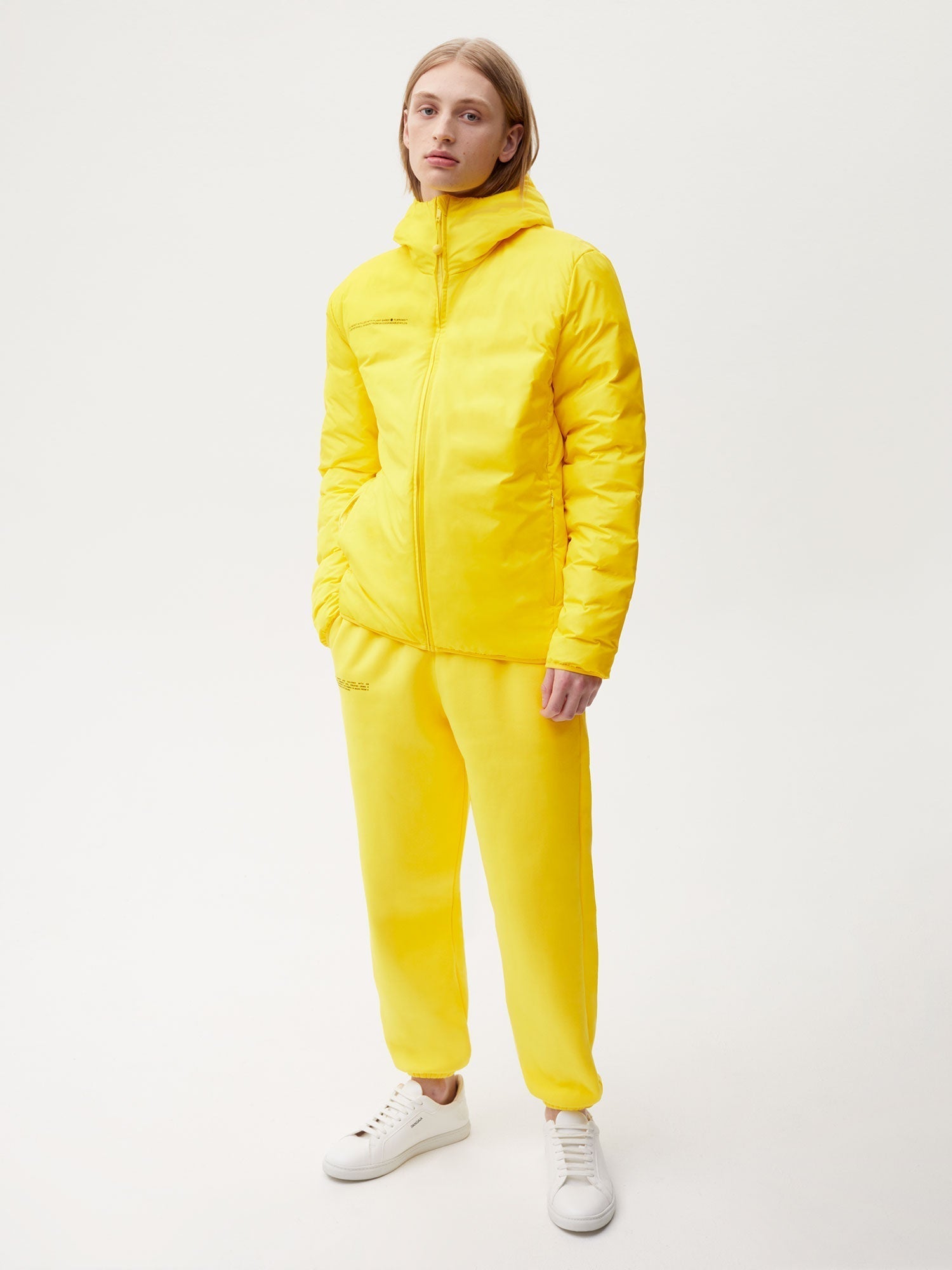 Men FLWRDWN Lite Puffer Jacket—saffron yellow