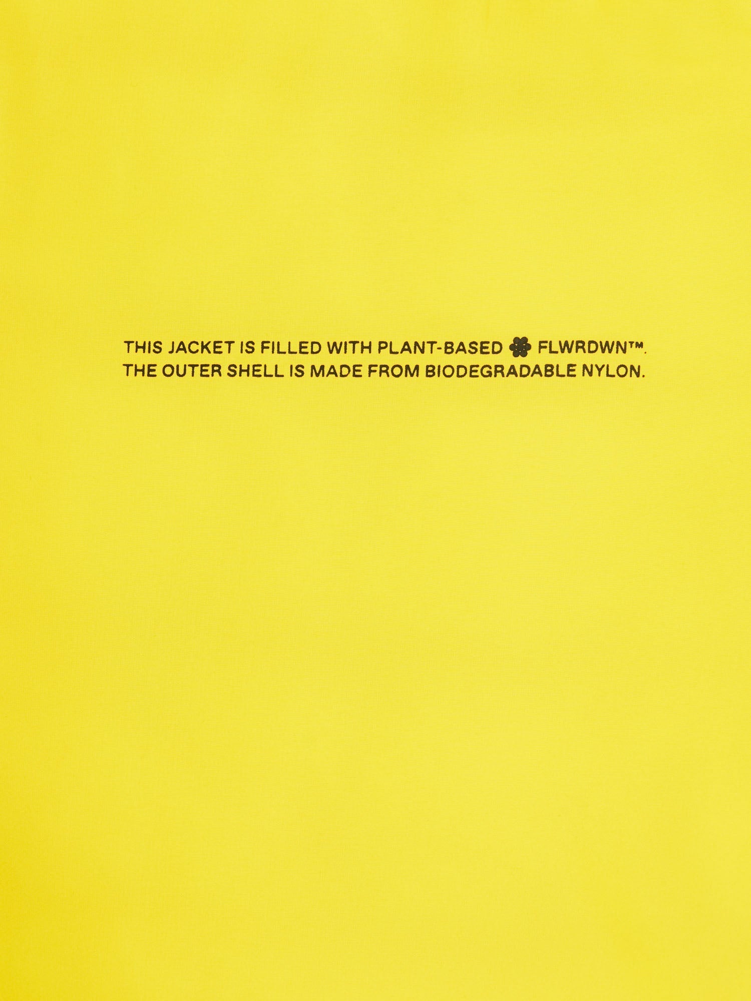 Flwrdwn Bio Nylon Jacket Saffron Yellow