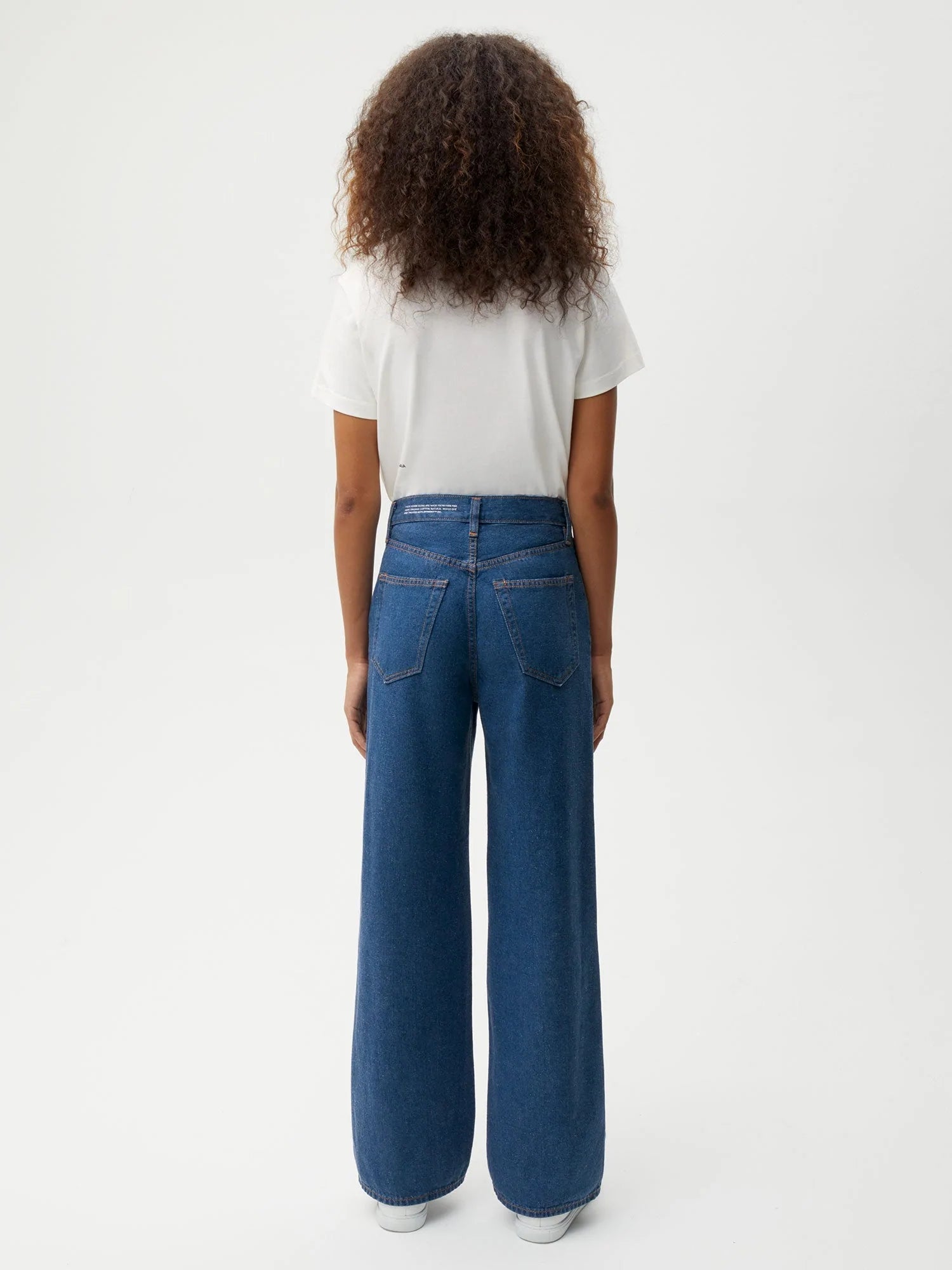 Hemp High Rise Denim Mid Wash W5