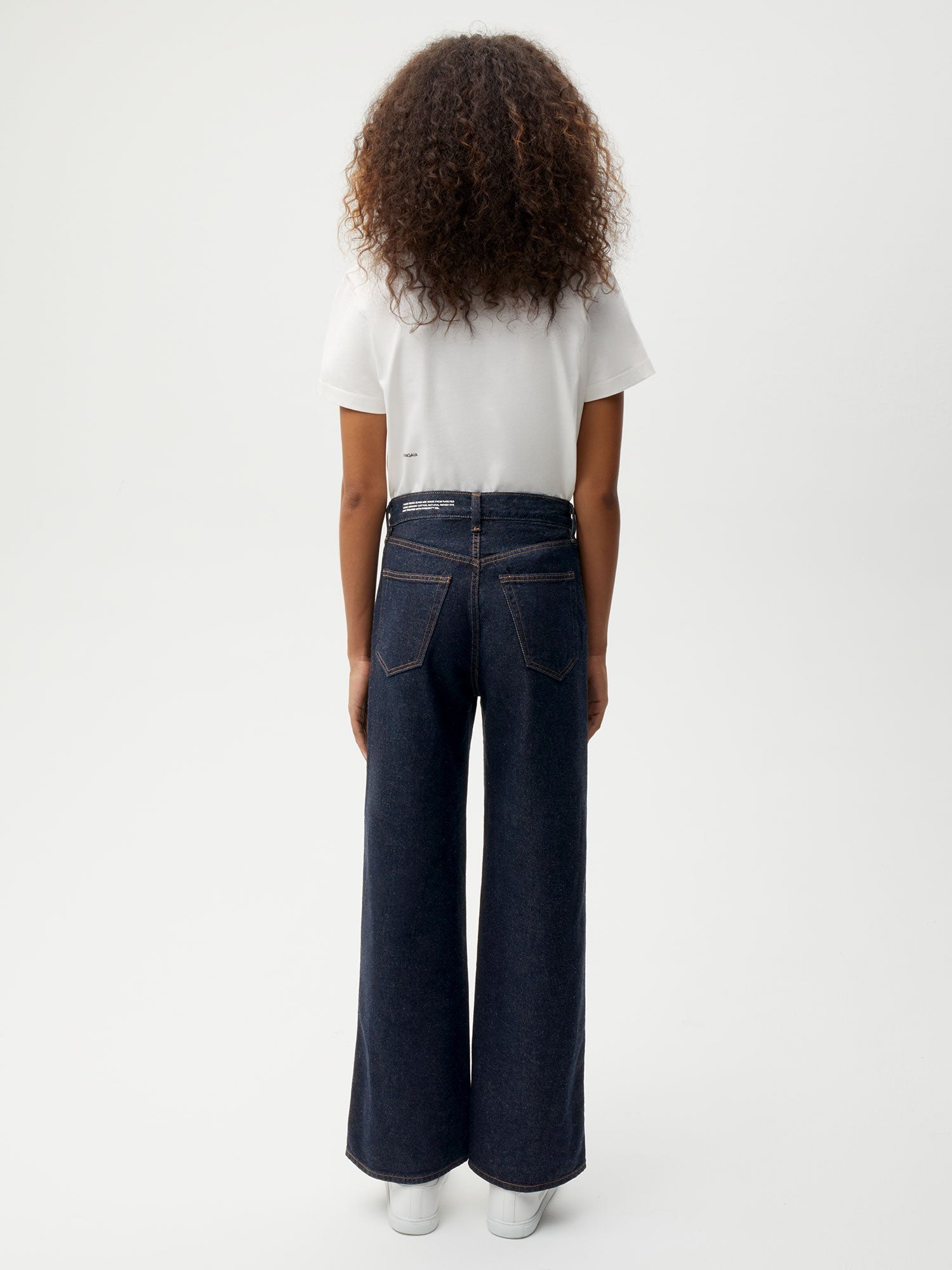 Hemp High Rise Denim Rinse Wash W5