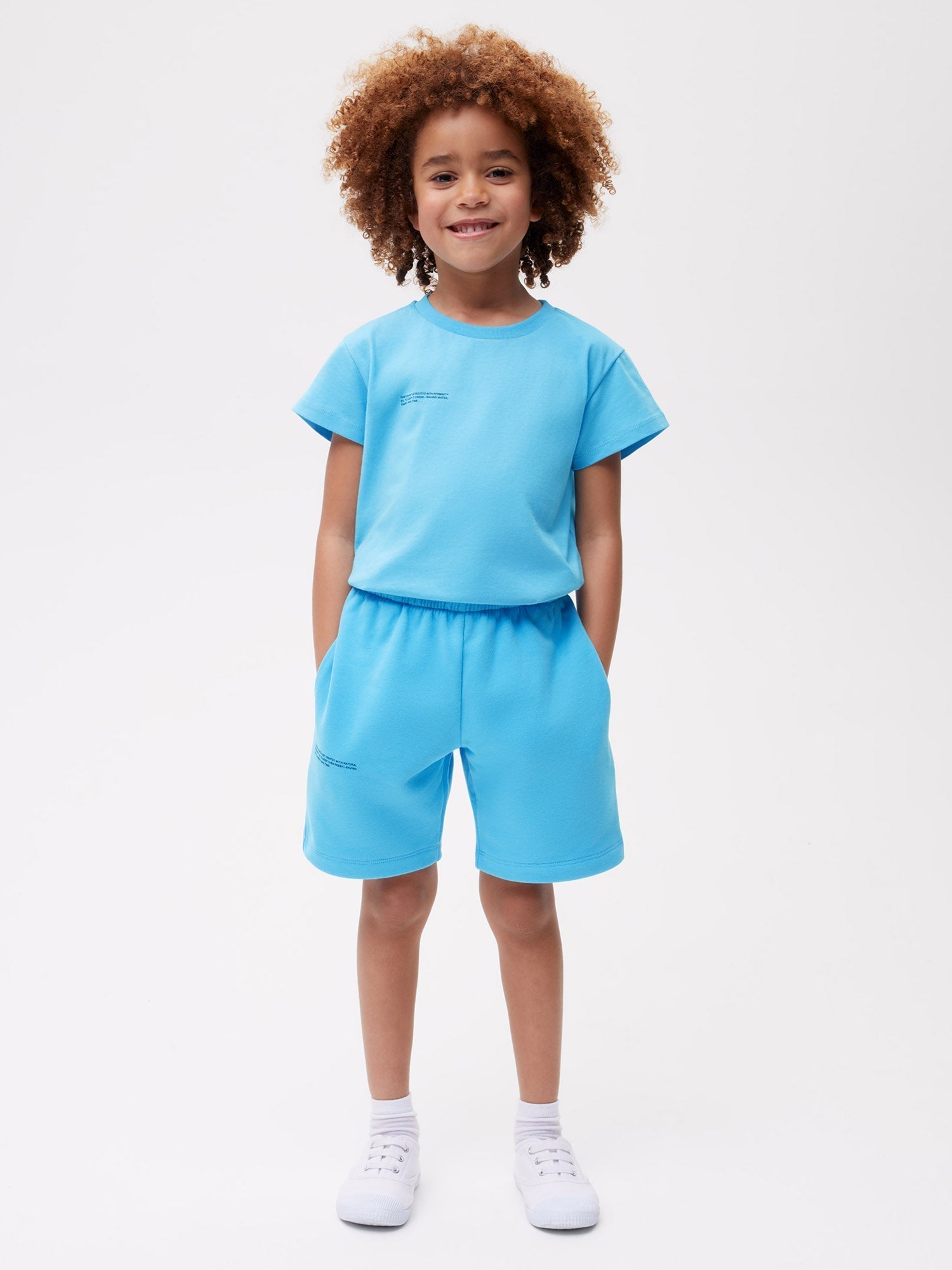 Kids Long Shorts Beach Blue