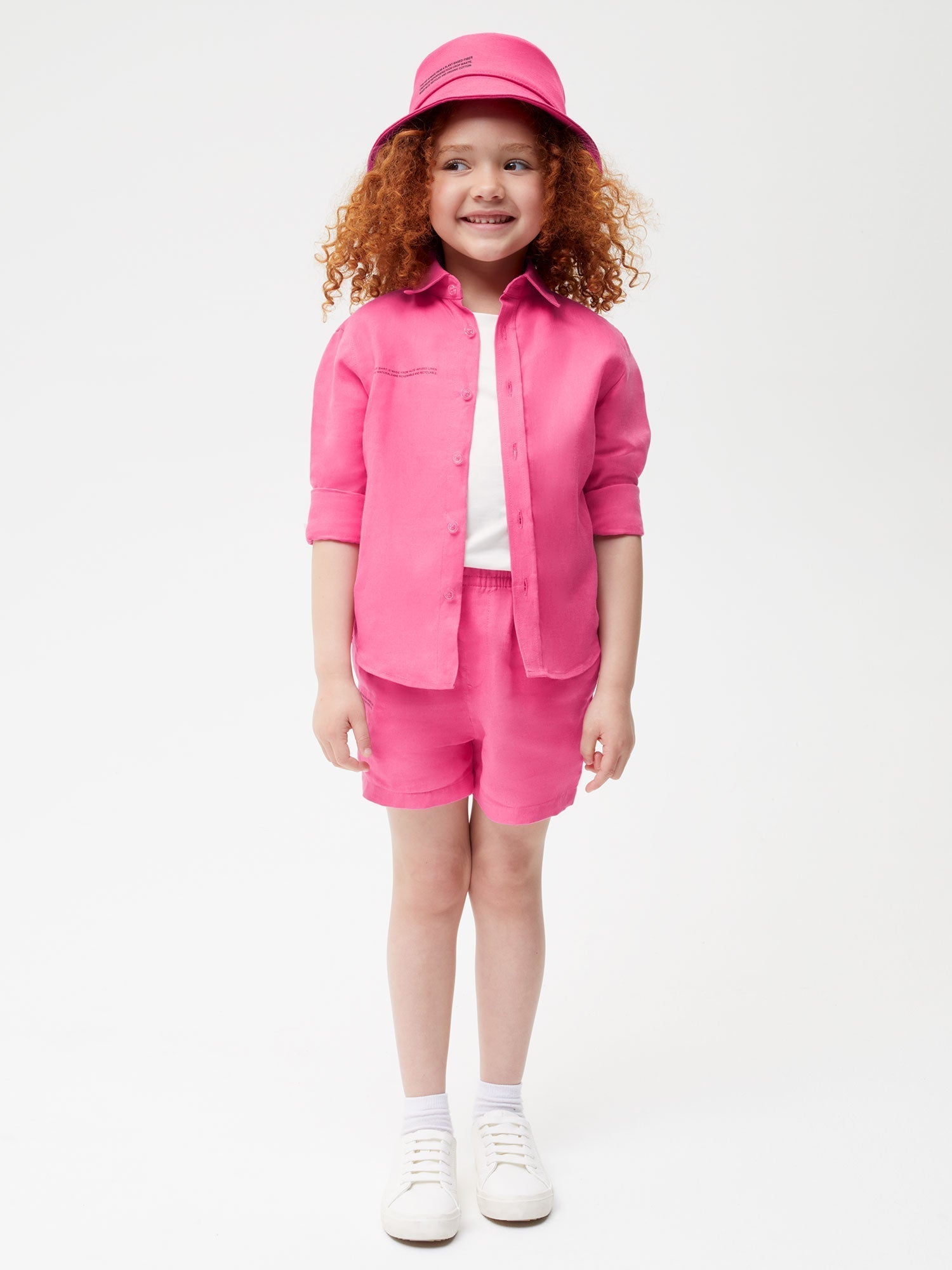 Kids Aloe Linen Shorts
