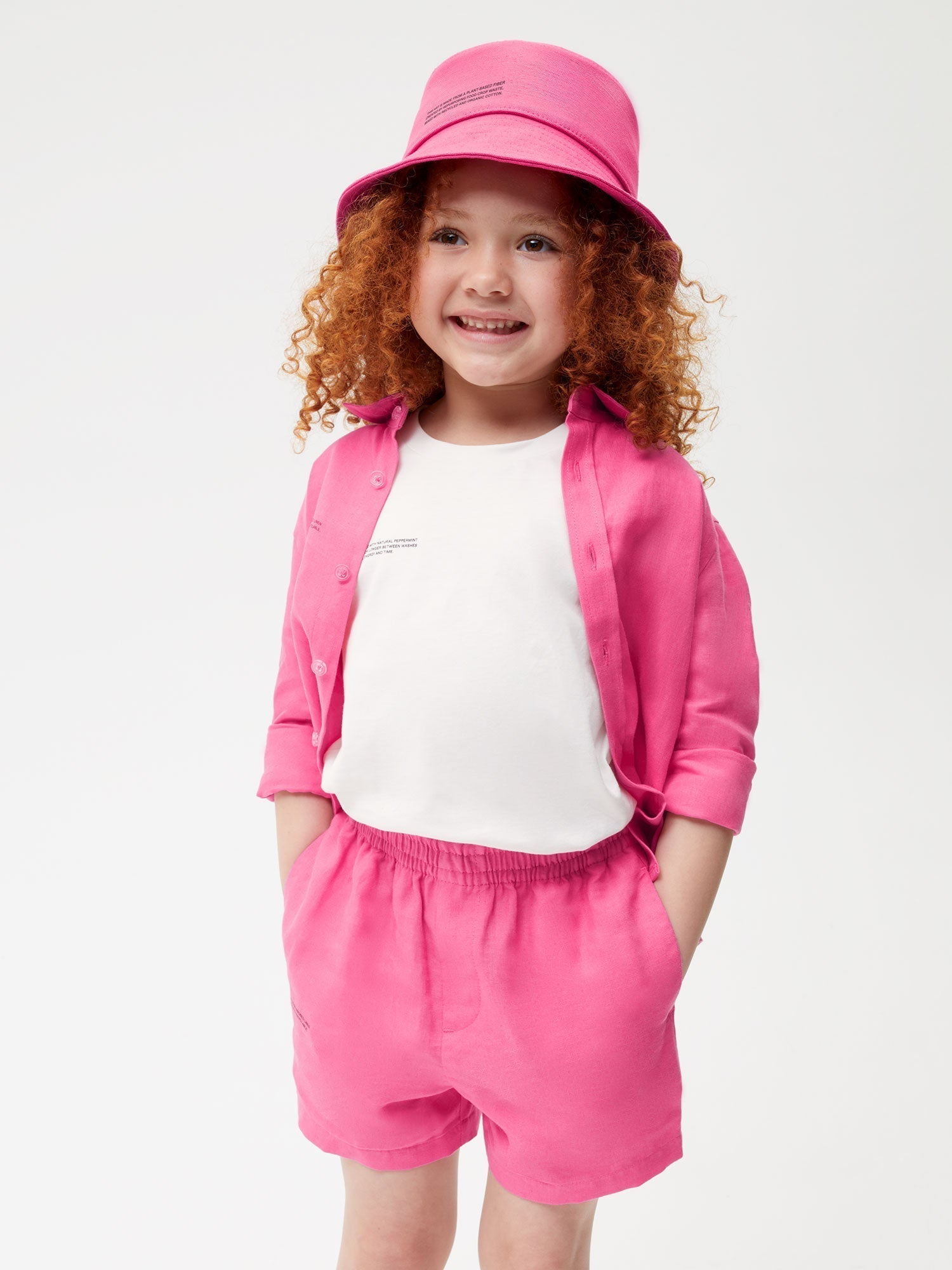 Kids Aloe Linen Shorts