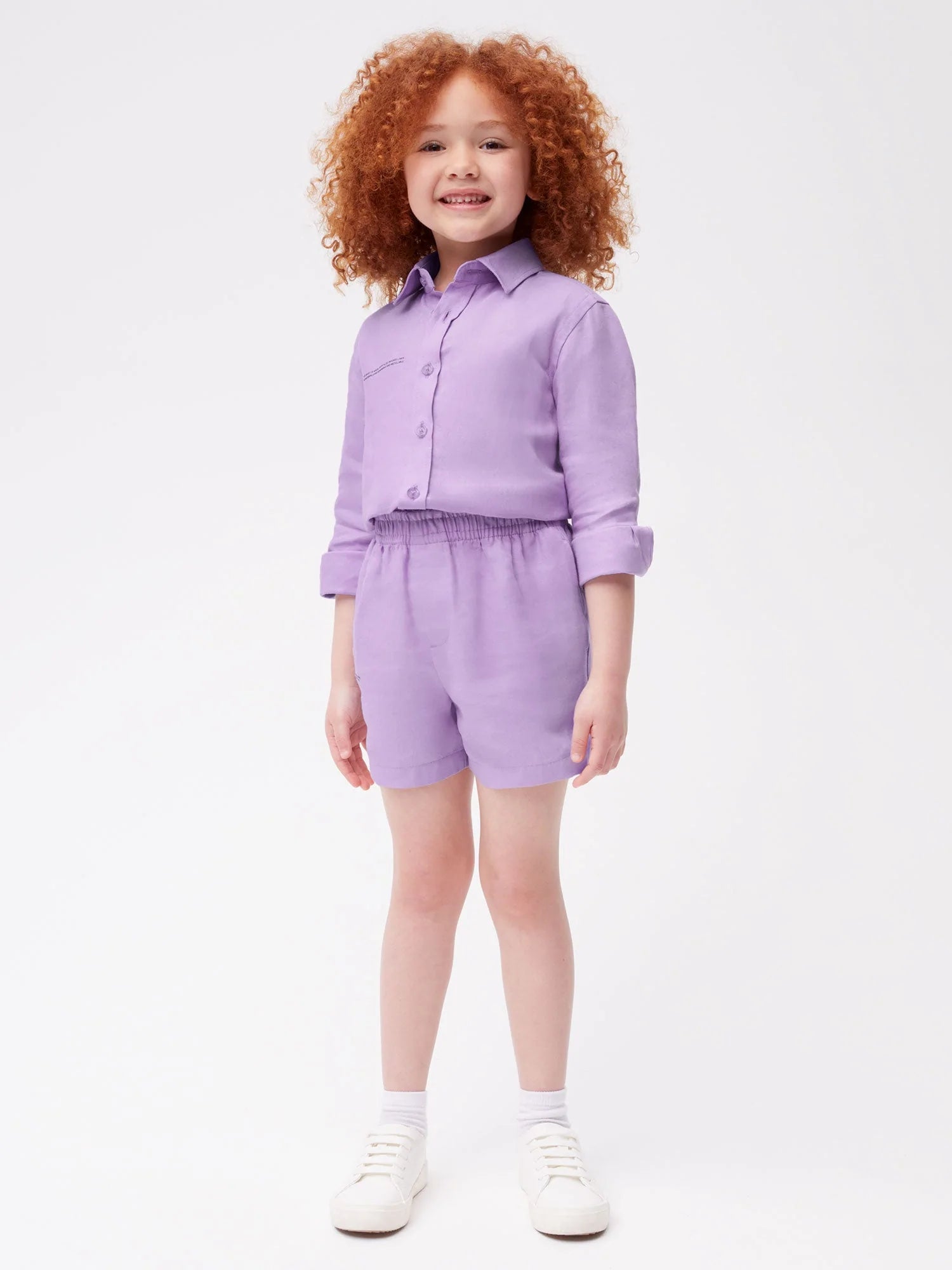 Kids Aloe Linen Shorts