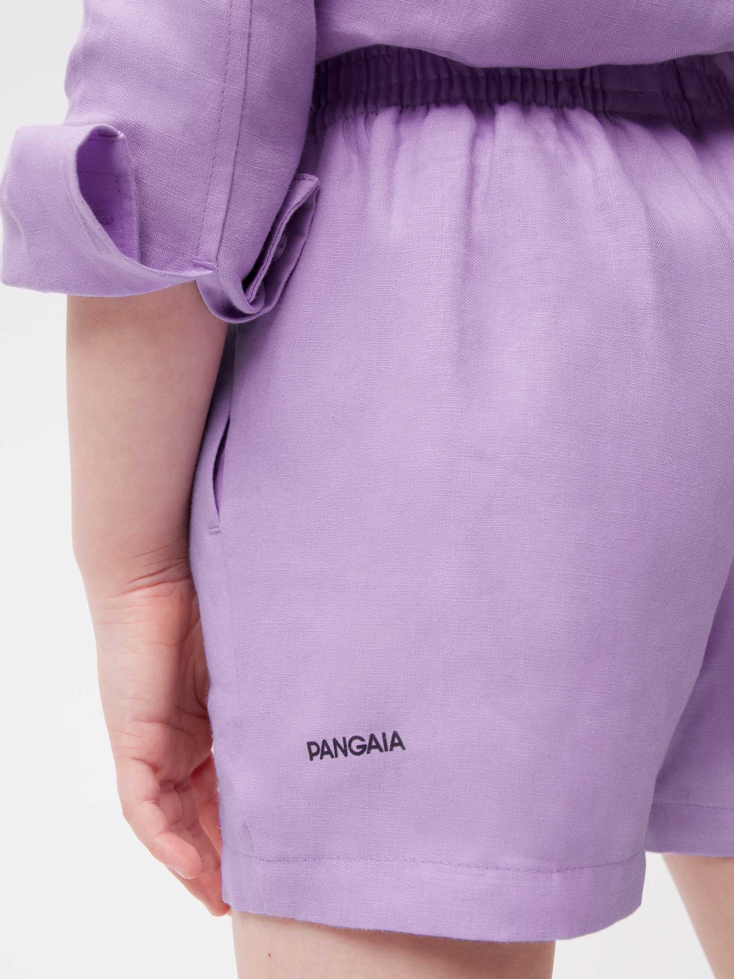 Kids Aloe Linen Shorts