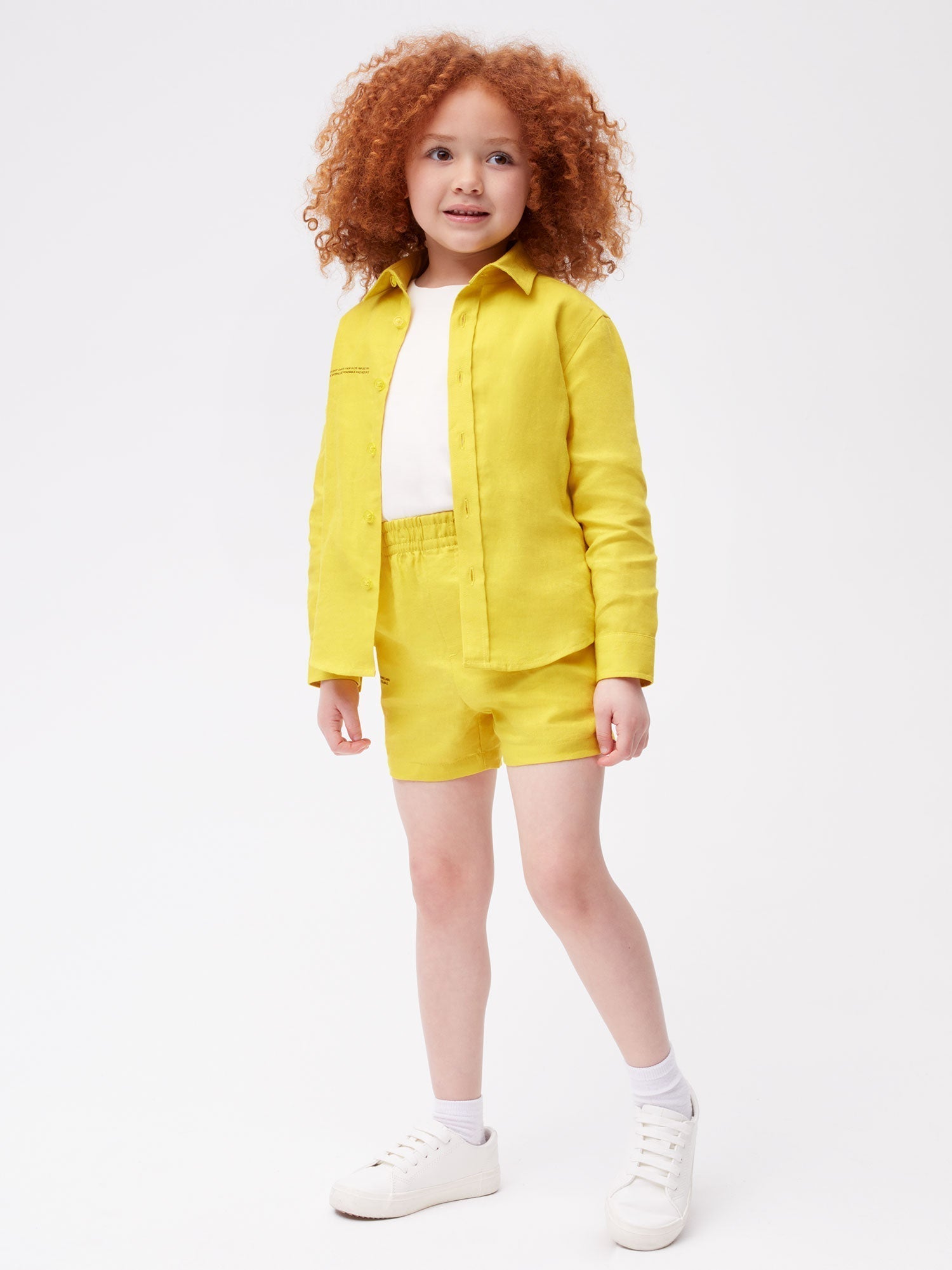 Kids Aloe Linen Shorts