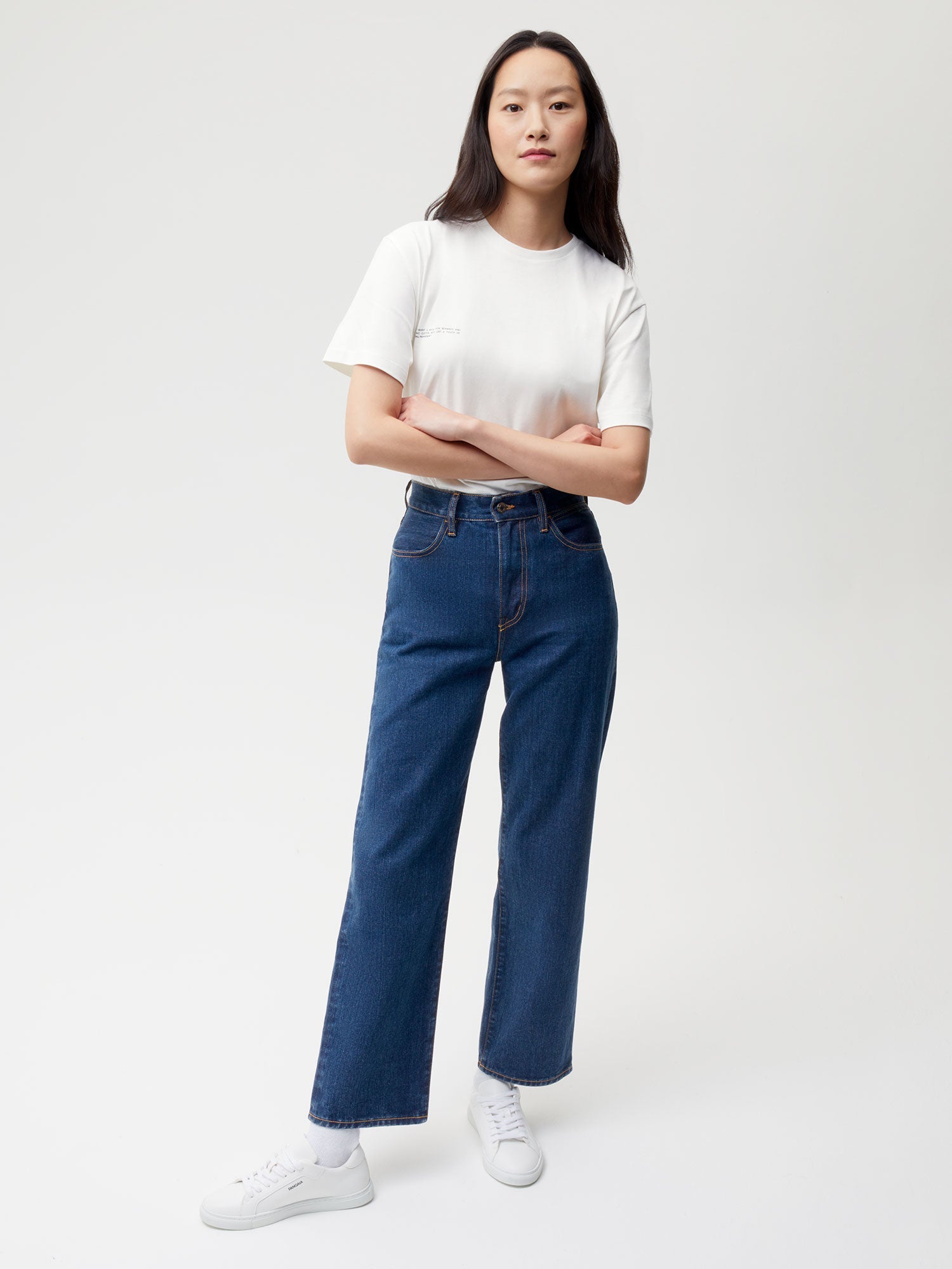 Nettle High Rise Denim Mid Wash W5