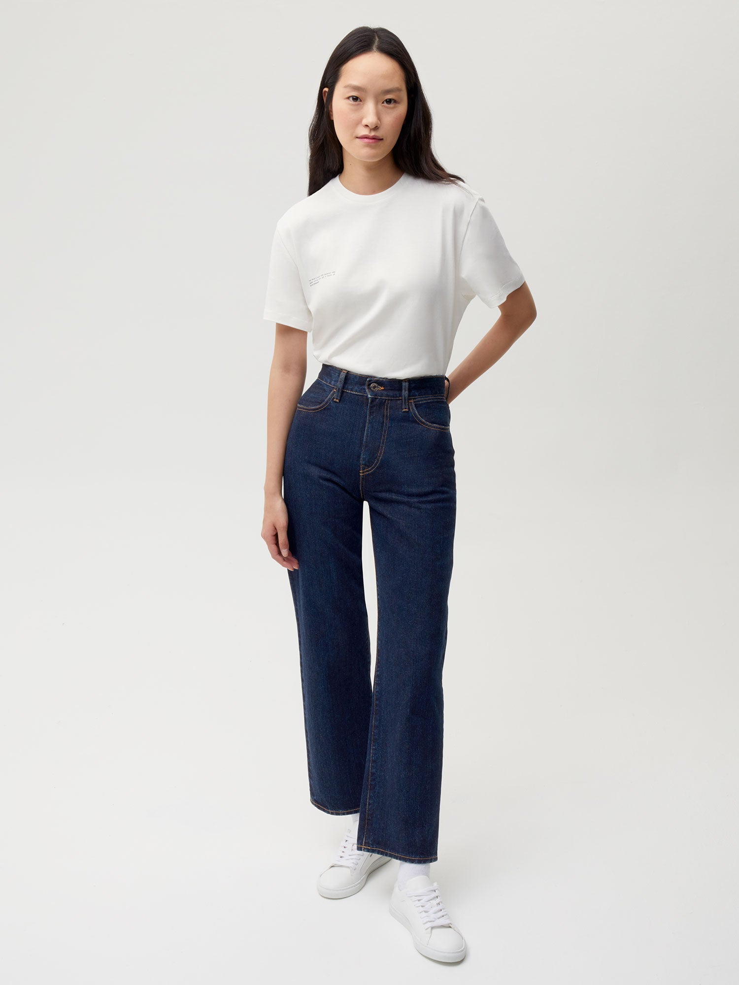 Nettle High Rise Denim Rinse Wash W5