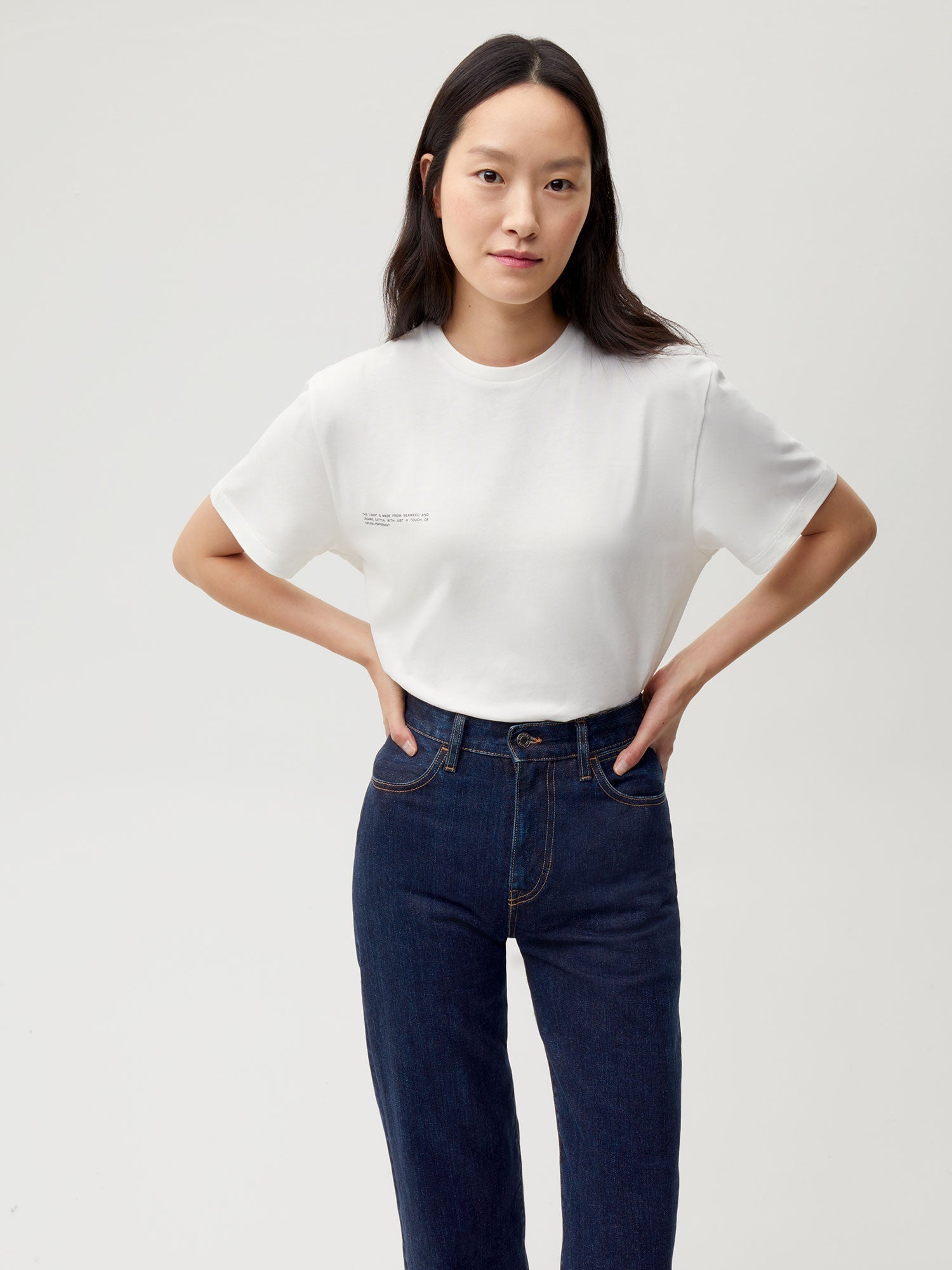 Nettle High Rise Denim Rinse Wash W5
