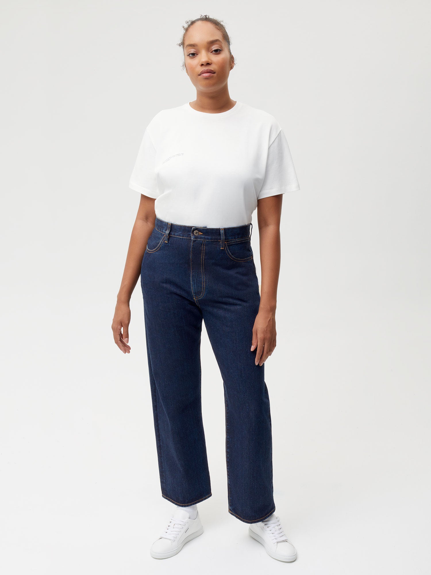 Nettle High Rise Denim Rinse Wash W