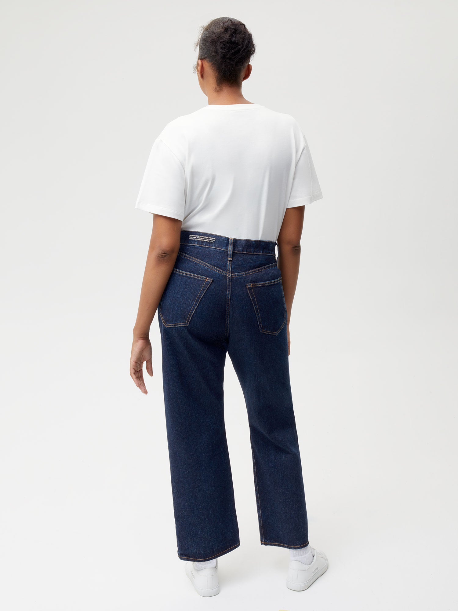Nettle High Rise Denim Rinse Wash W