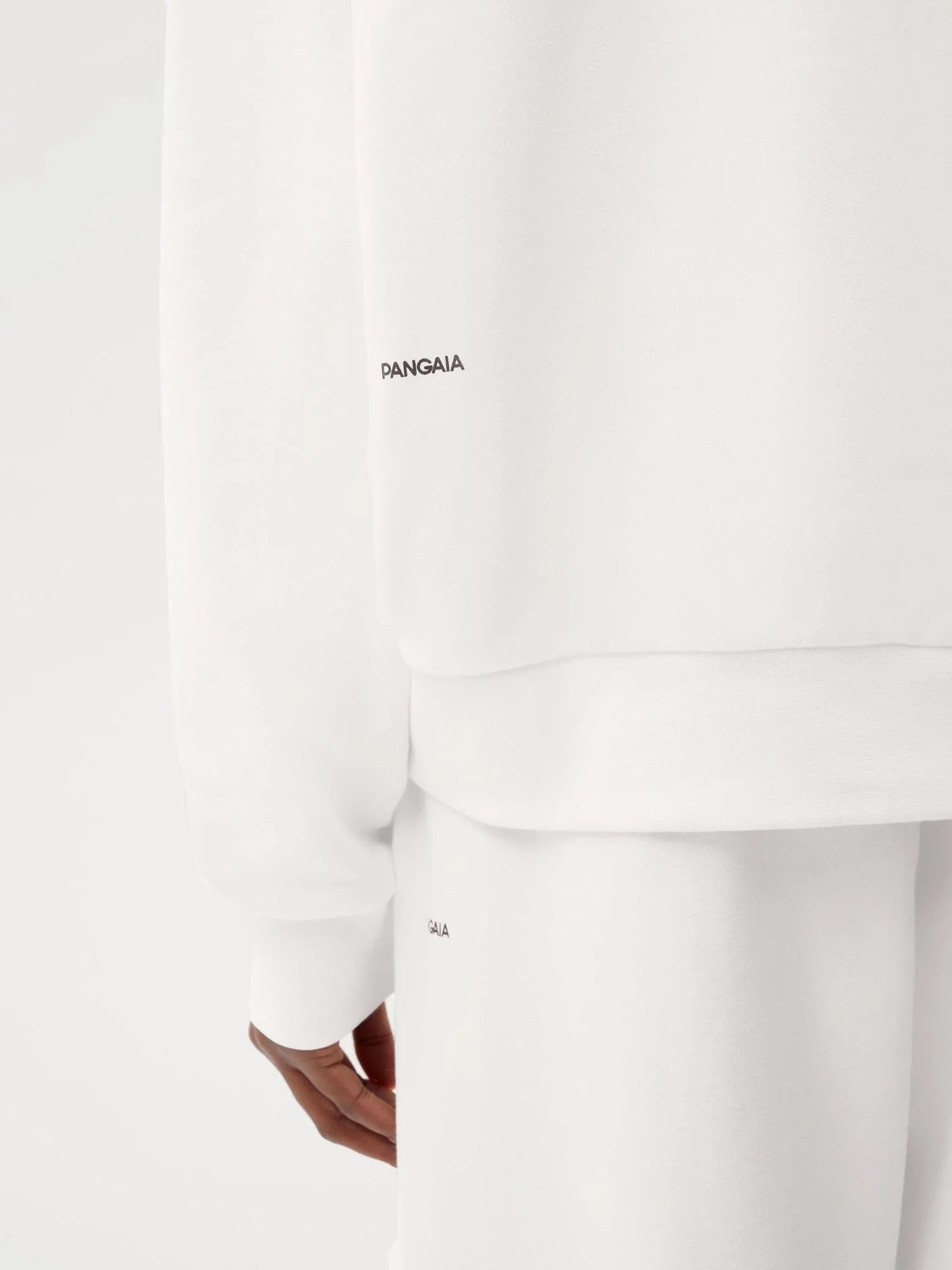 Organic Cotton Hoodie Off White Female