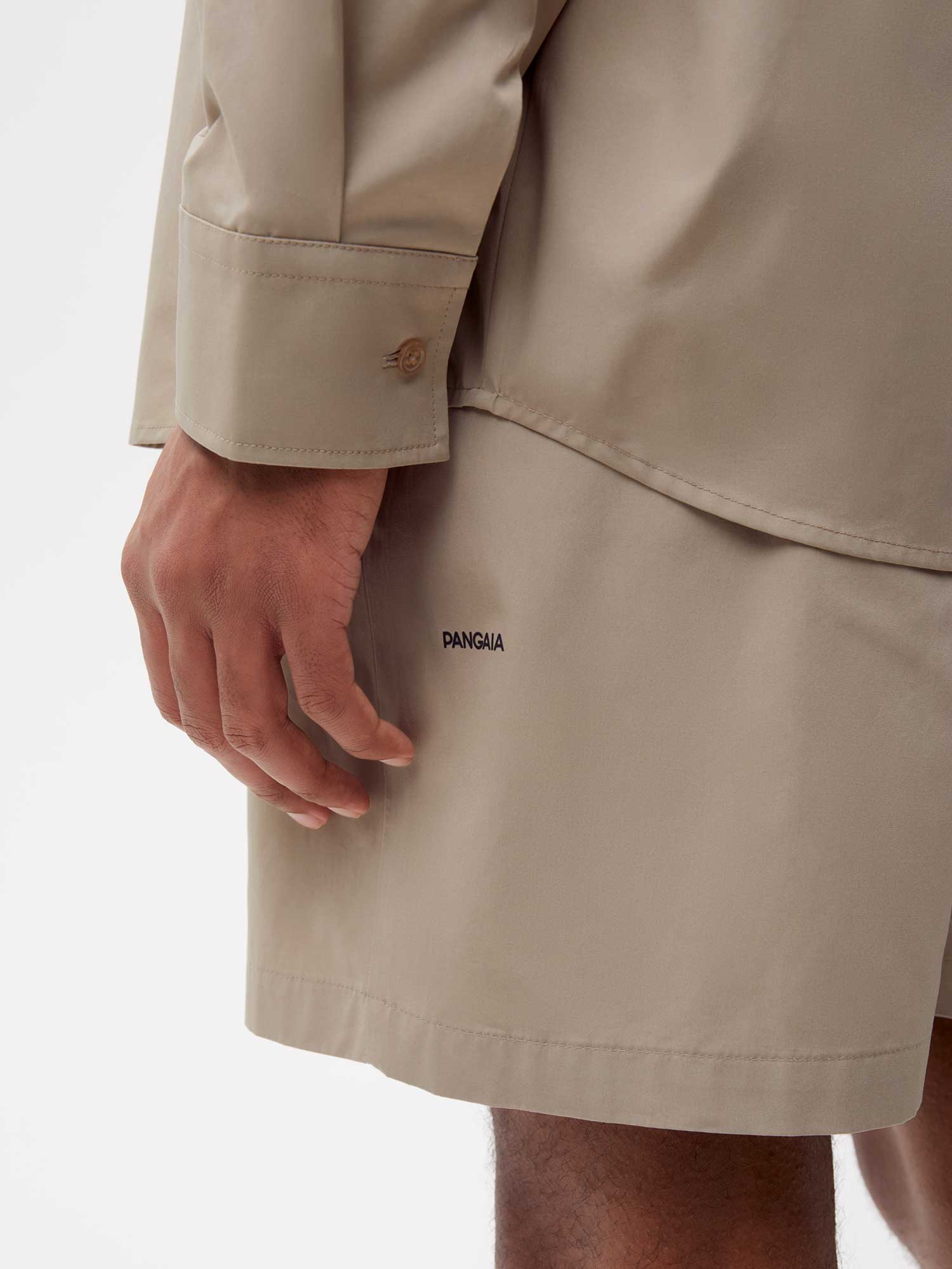 Organic Cotton Poplin Elasticated Shorts Male