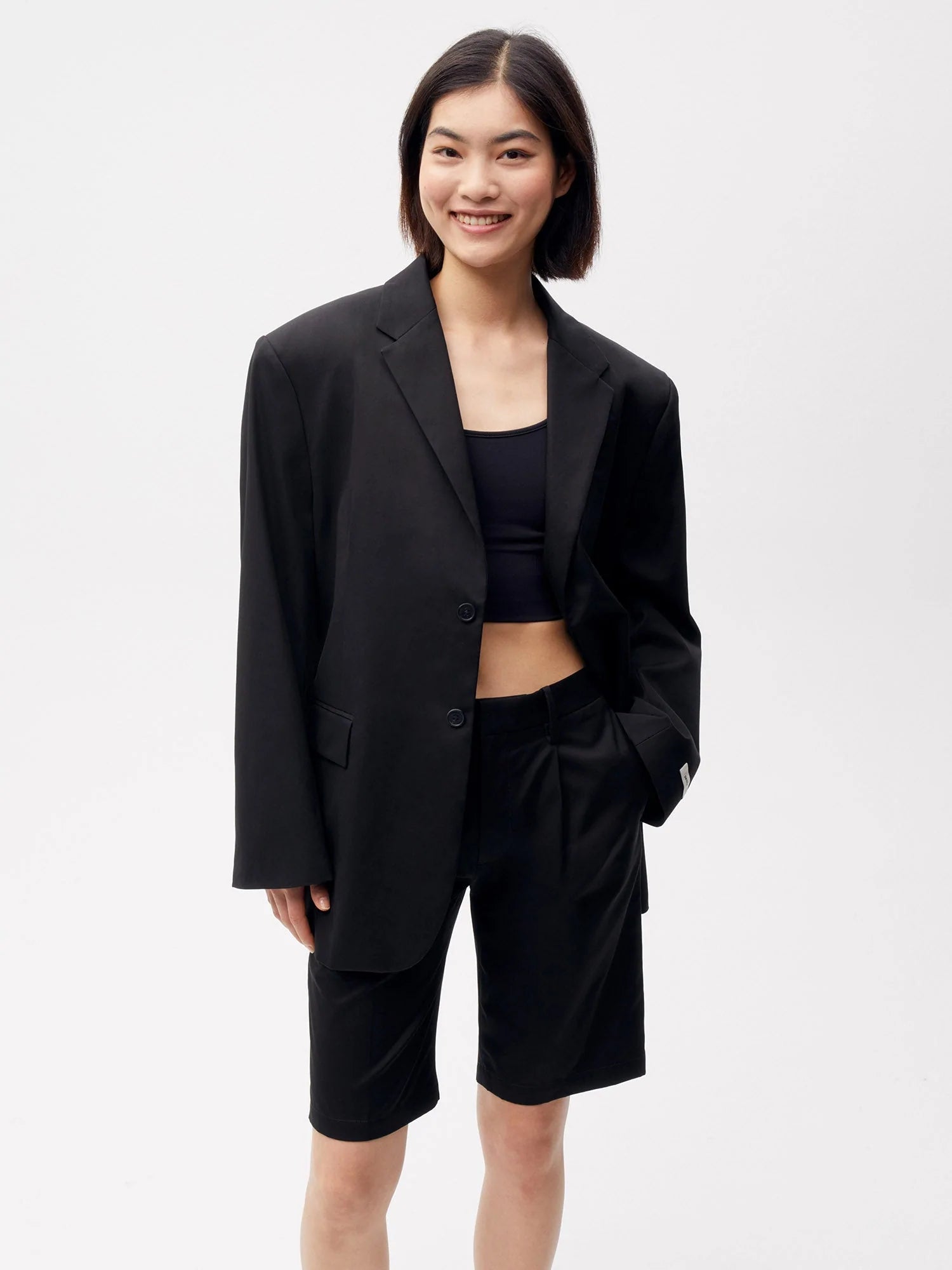Organic Cotton Tailored Shorts Female