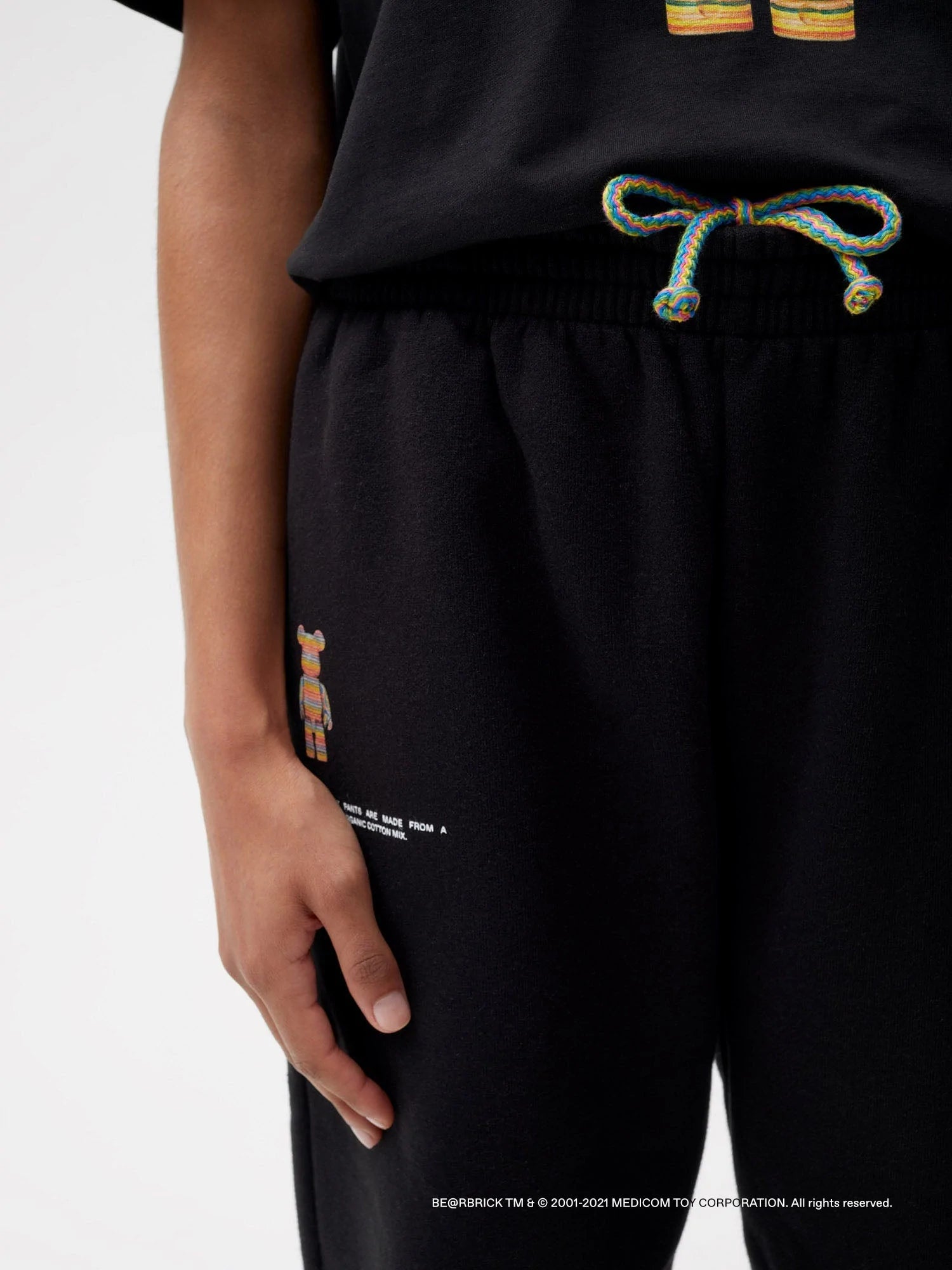 Pangaia Haroshi Bearbrick Heavyweight Organic Cotton Track Pants Black Female