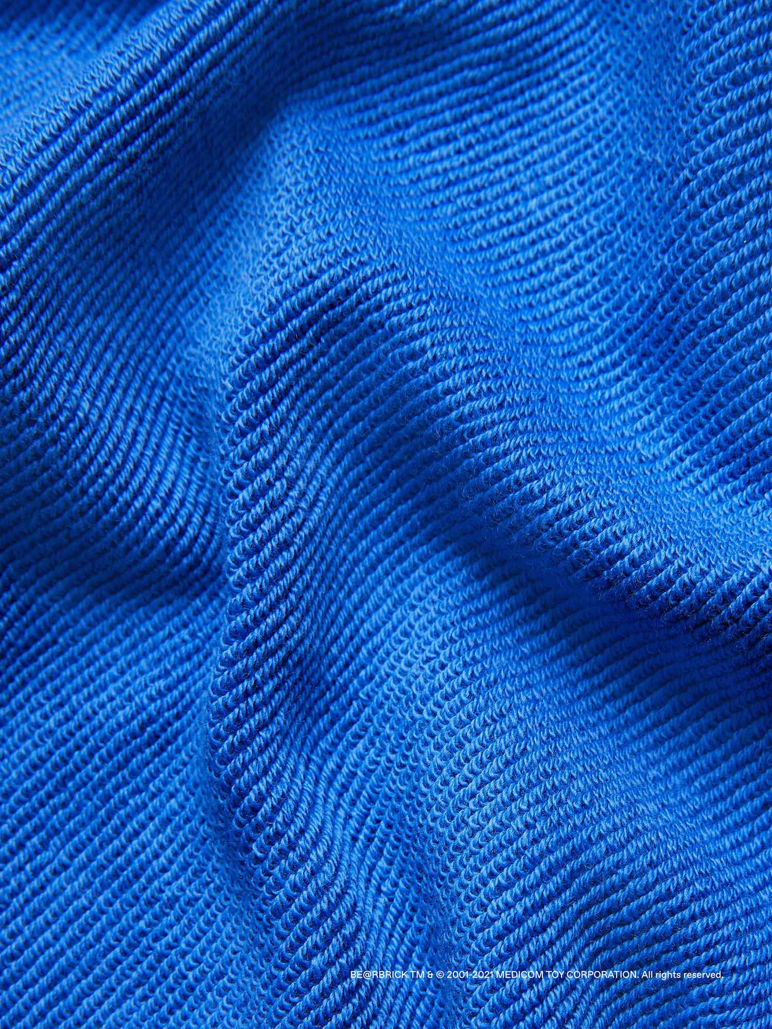 Pangaia Haroshi Bearbrick Kids Organic Hoodie Cobalt Blue