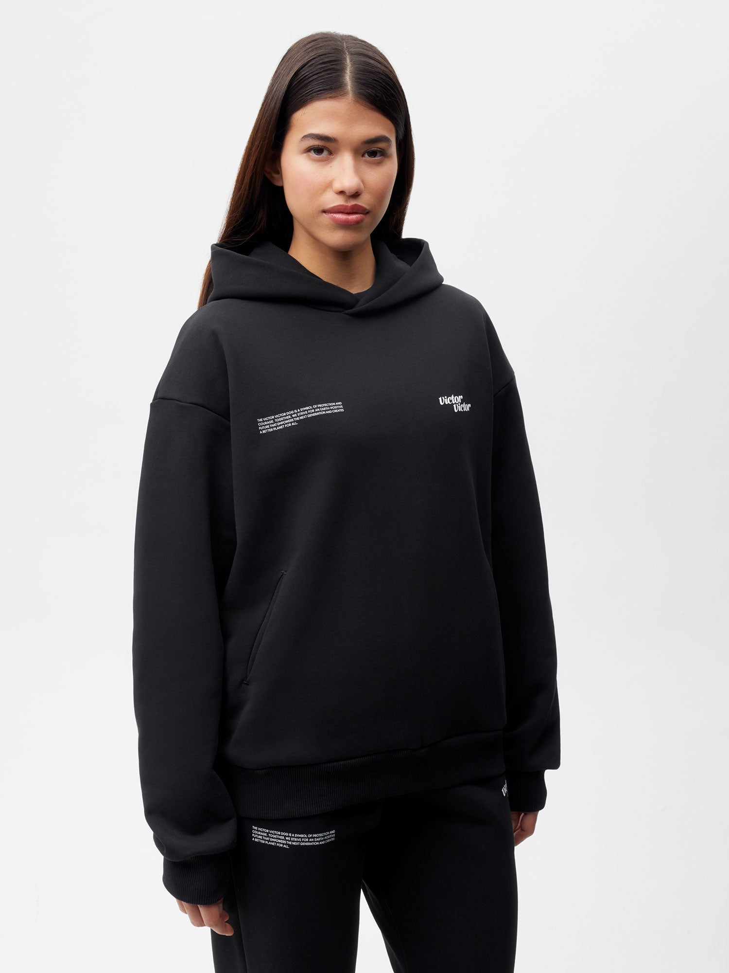 Pangaia-VictorVictor-Signature-Hoodie-Revised-Dog-Face-Black-Female-1