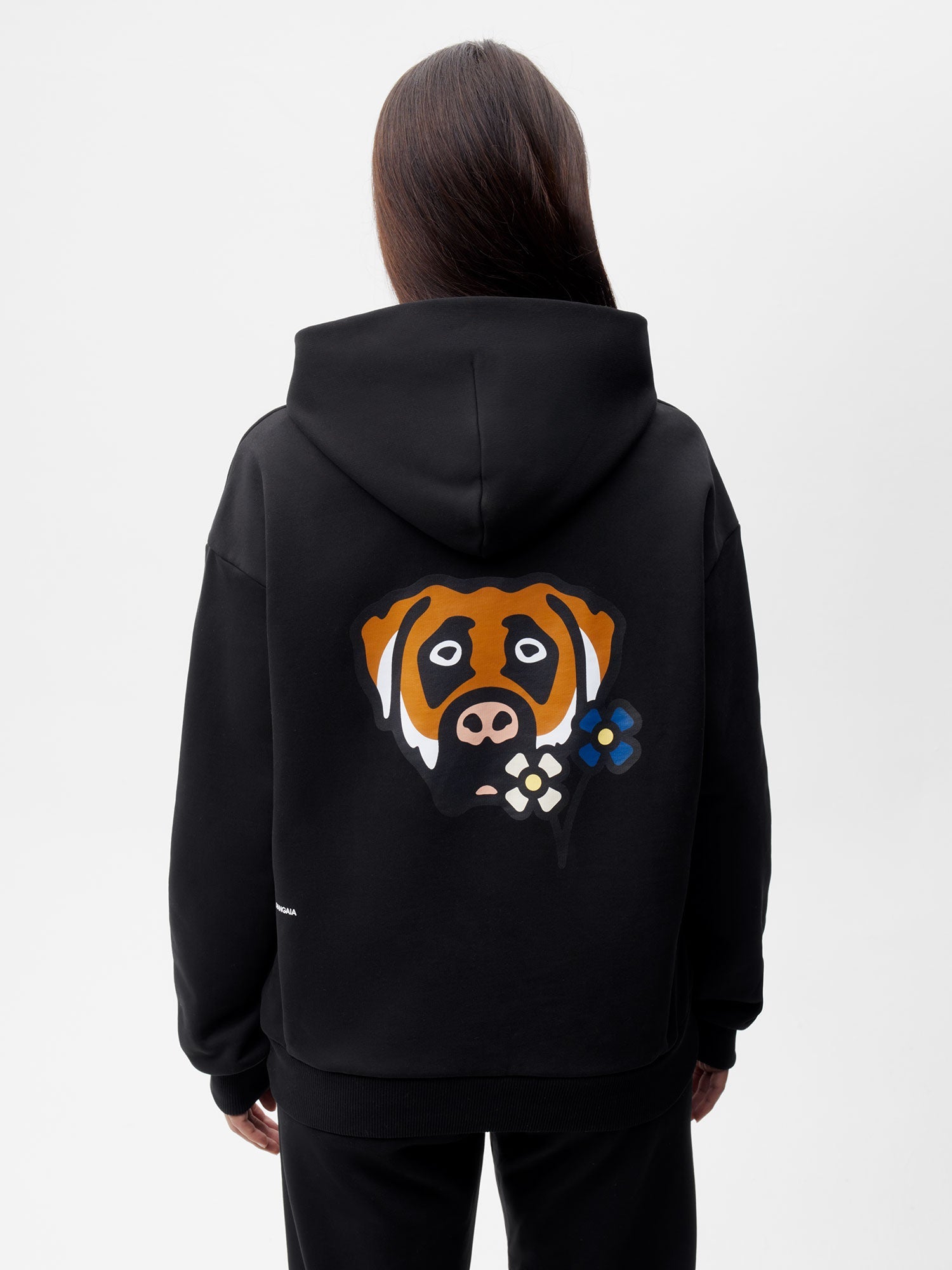 Pangaia-VictorVictor-Signature-Hoodie-Revised-Dog-Face-Black-Female-2