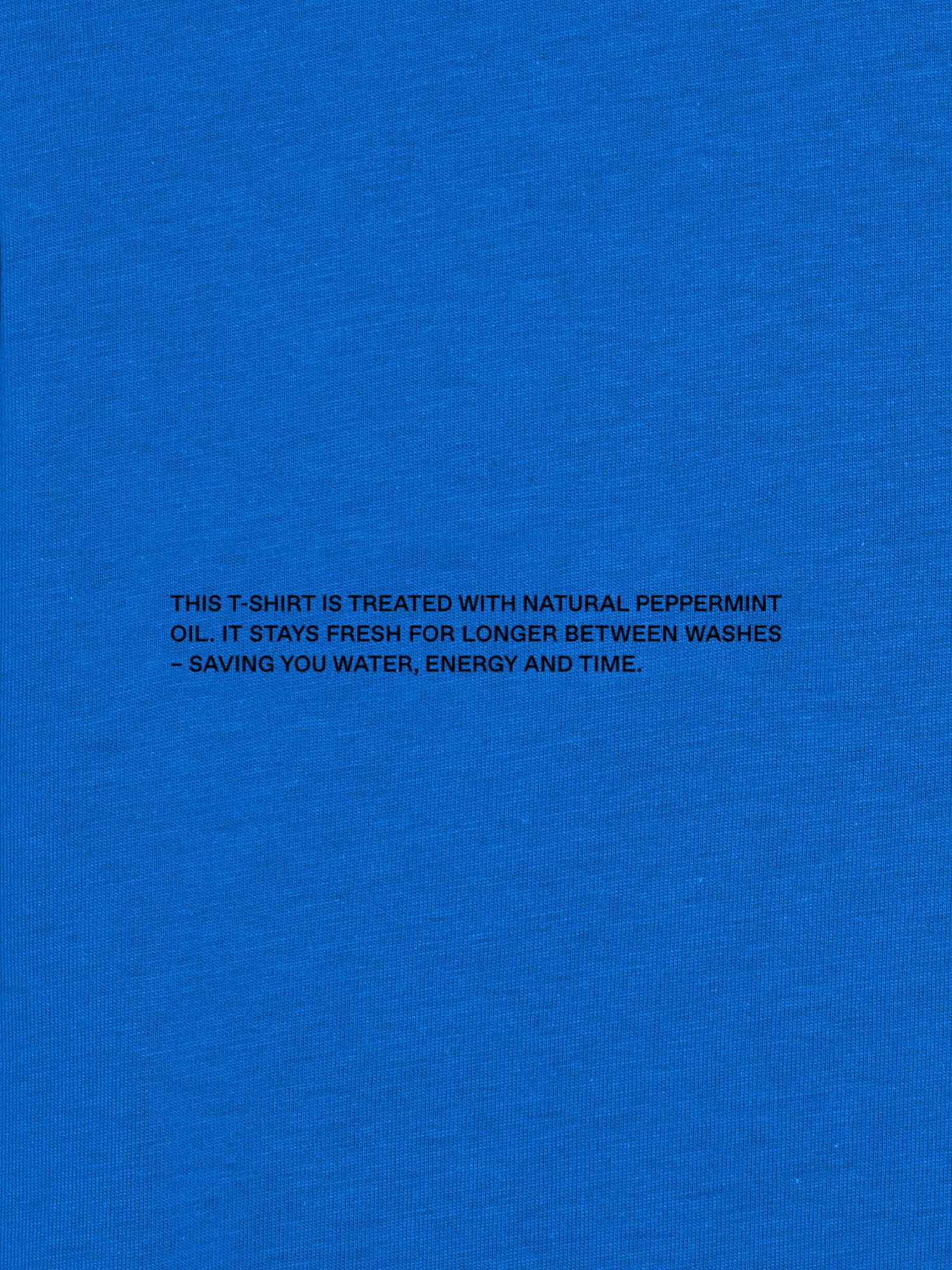 Peppermint Organic Cotton T Shirt Cobalt Blue