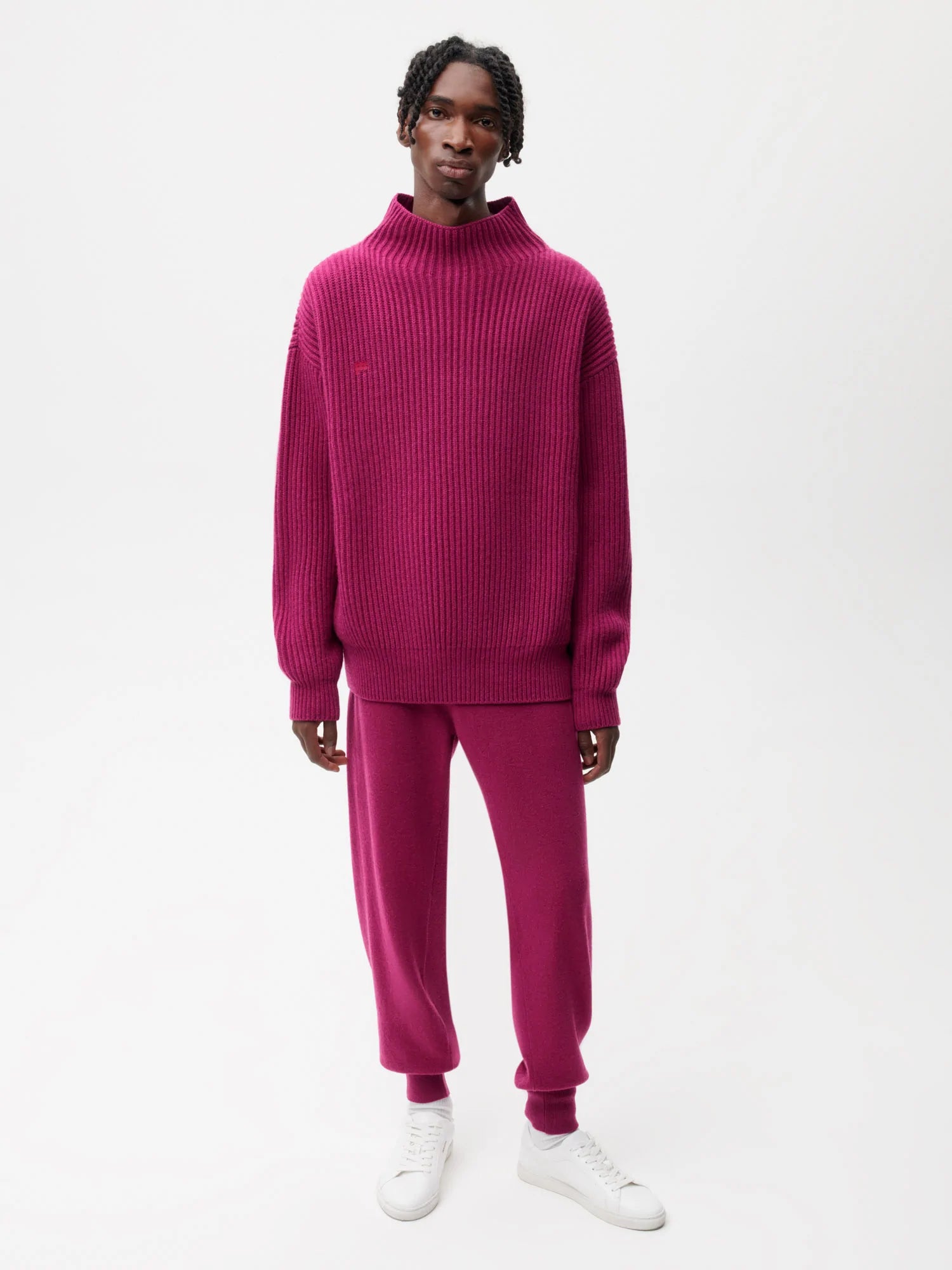 Recycled-Cashmere-Funnel-Neck-Jumper-Plum-Purple-Male-3