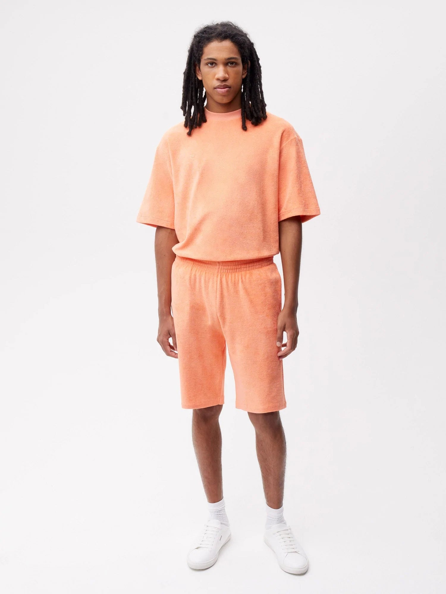 Towelling Long Shorts Male