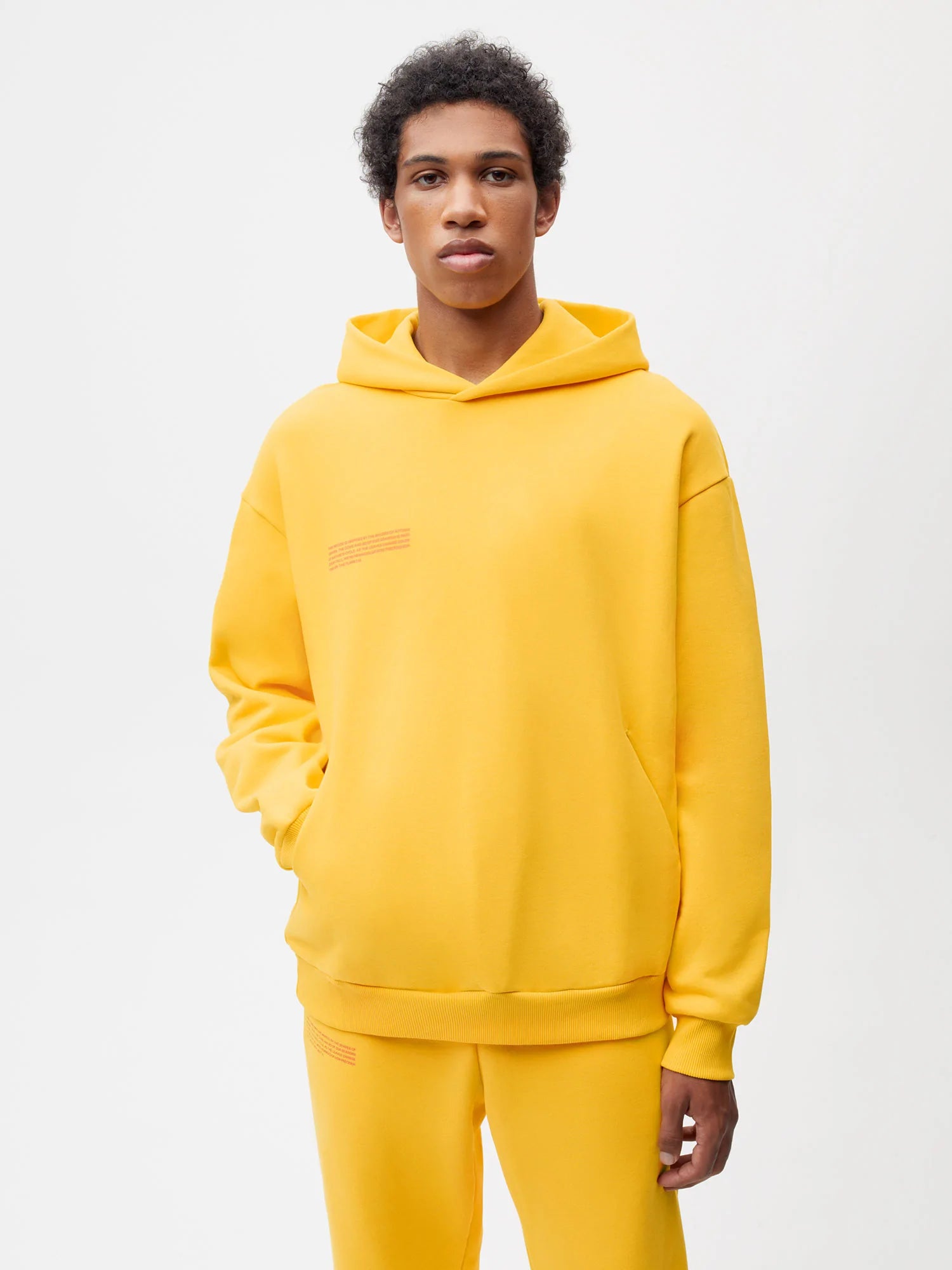 Autumn Leaves Hoodie—ginkgo yellow male