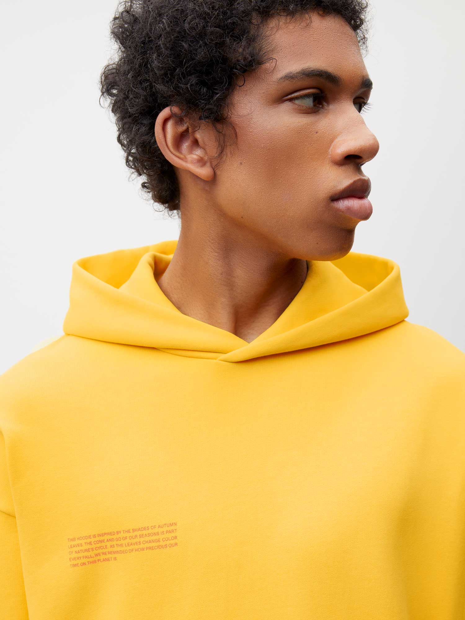 Autumn Leaves Hoodie—ginkgo yellow male