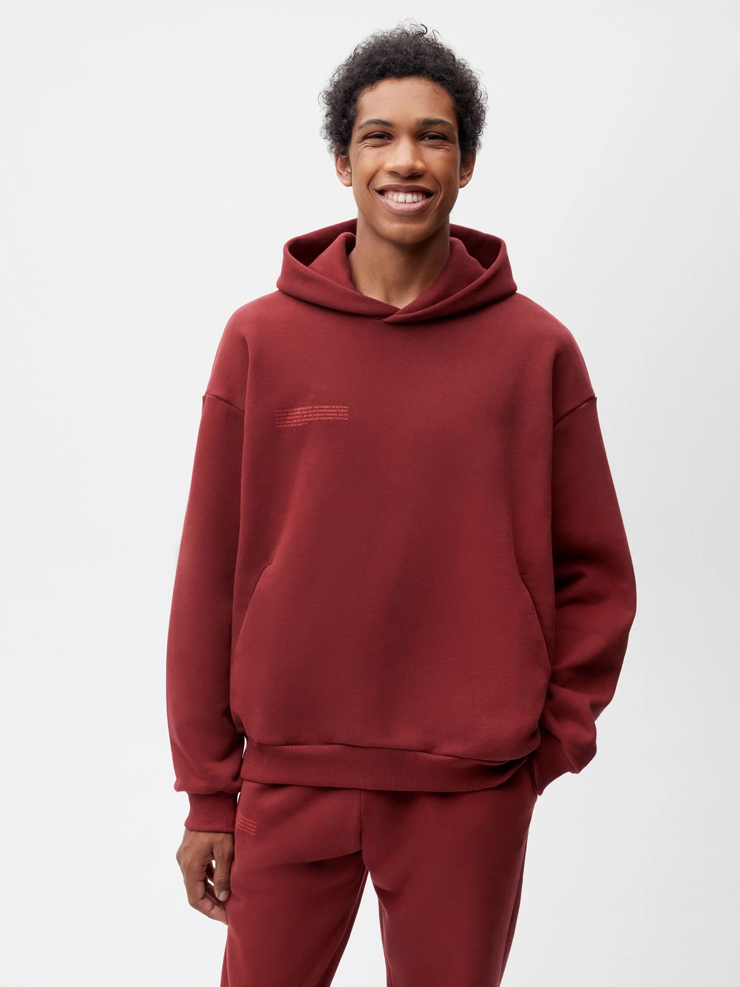 Autumn Leaves Hoodie—maple red male