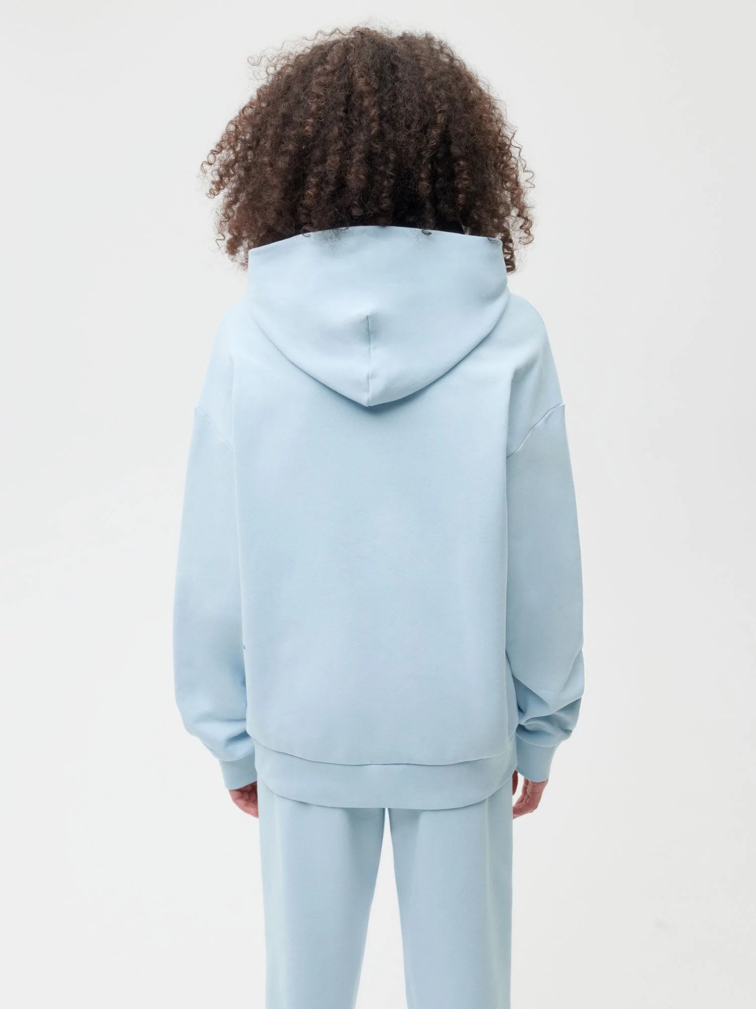 Organic Cotton Hoodie Baby Blue Female