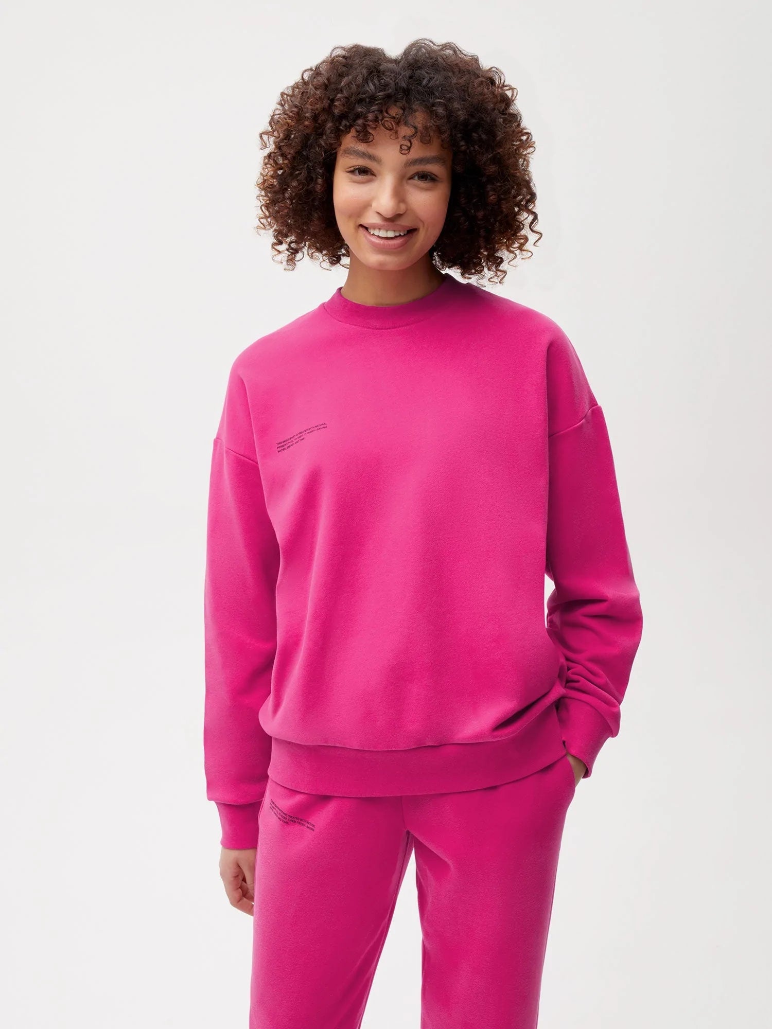 Organic Cotton Sweatshirt Foxglove Pink Female