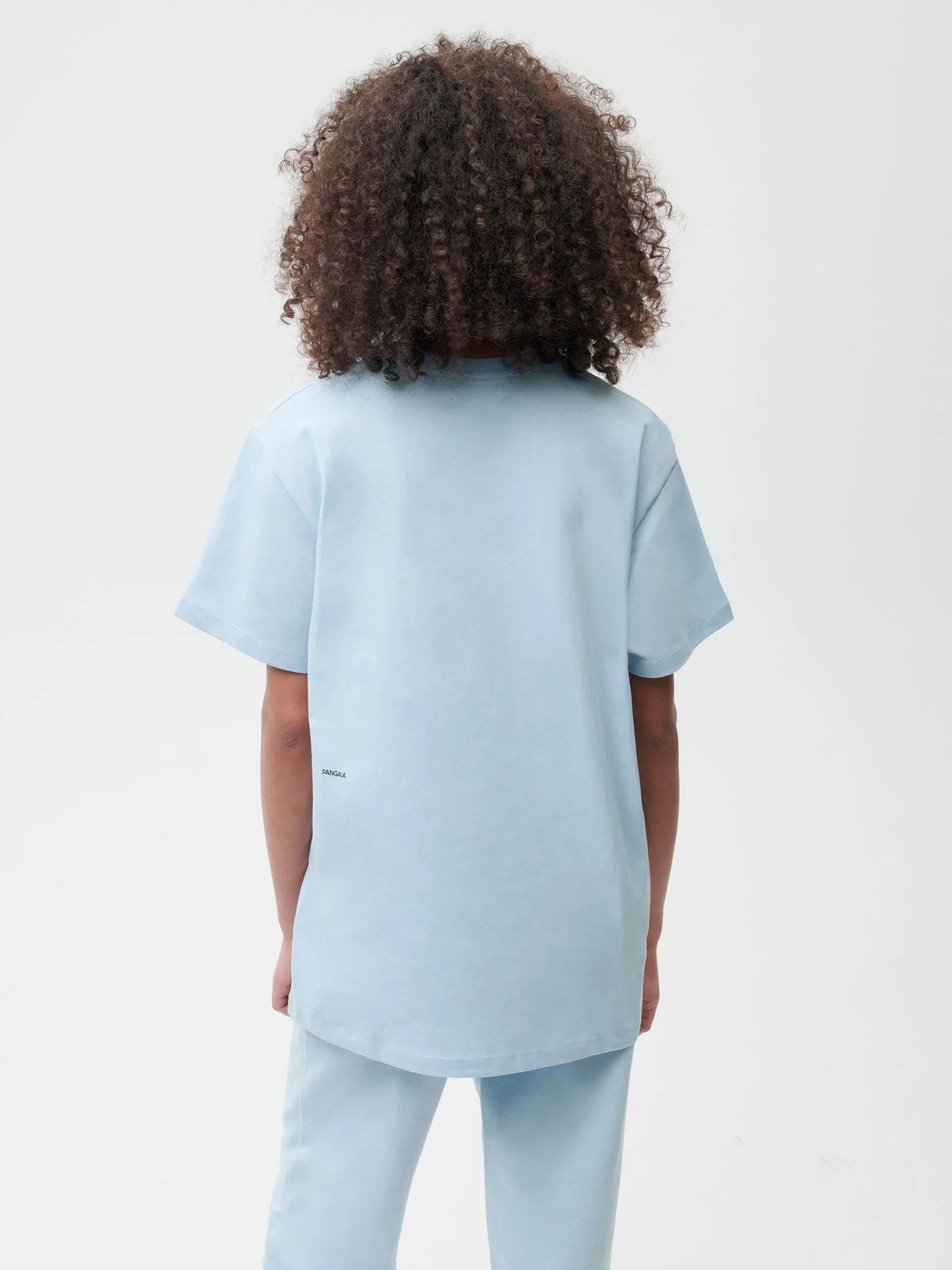 Organic Cotton T Shirt Baby Blue Female