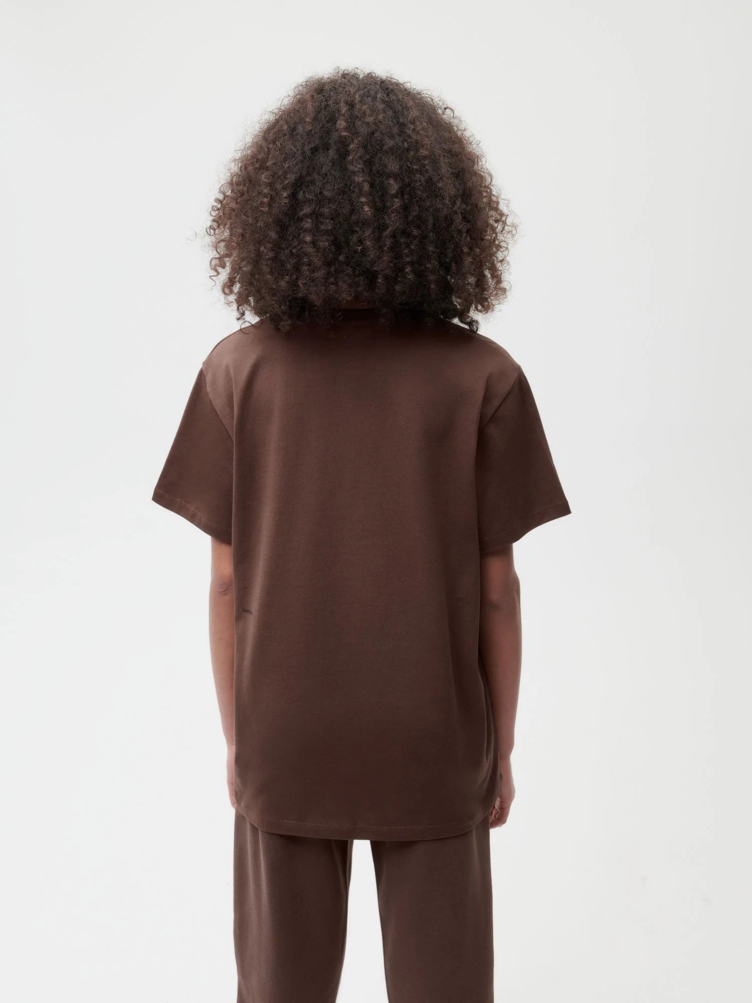 Organic Cotton T Shirt Chesnut Brown Female