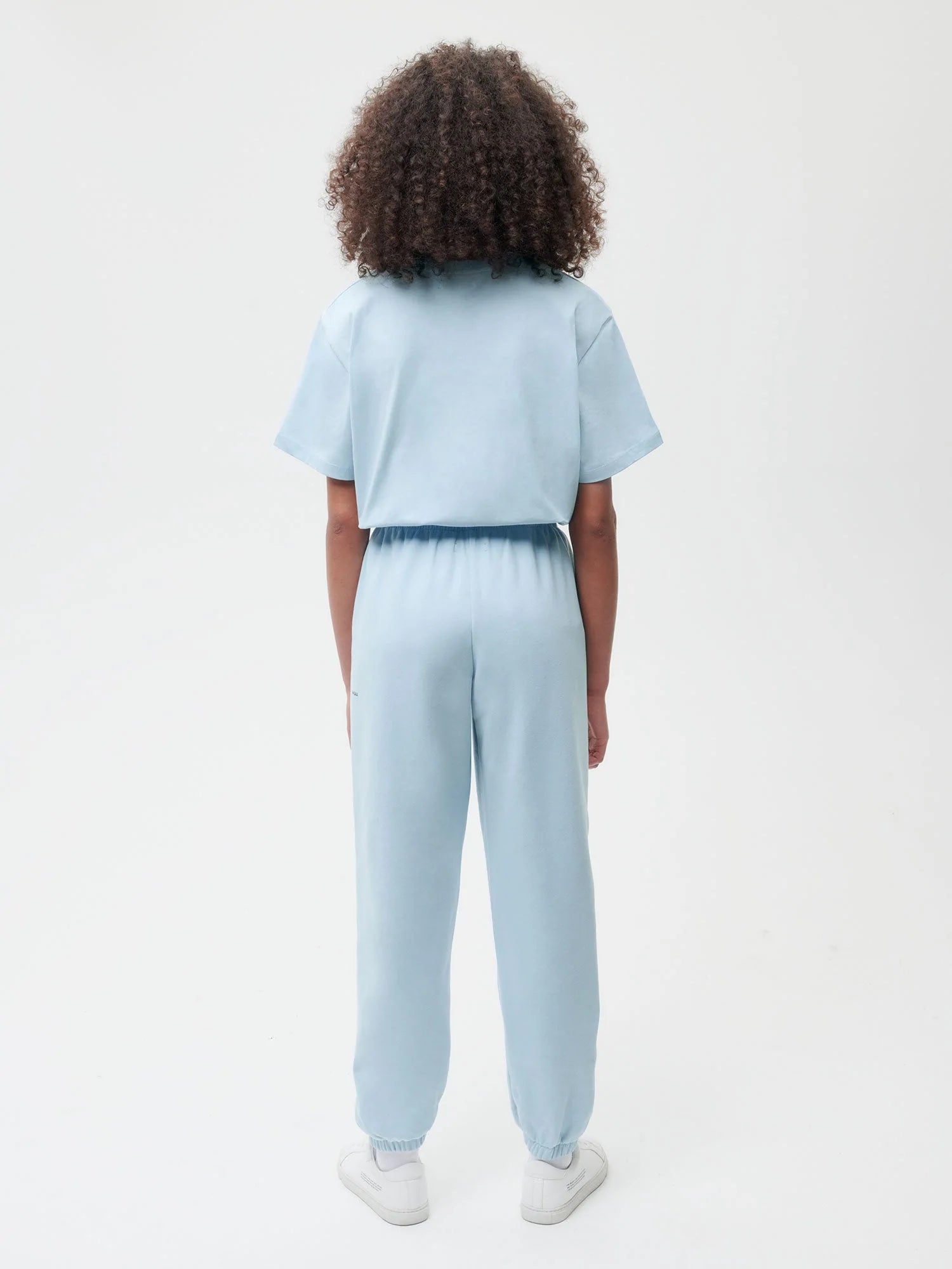 Organic Cotton Track Pants Baby Blue Female