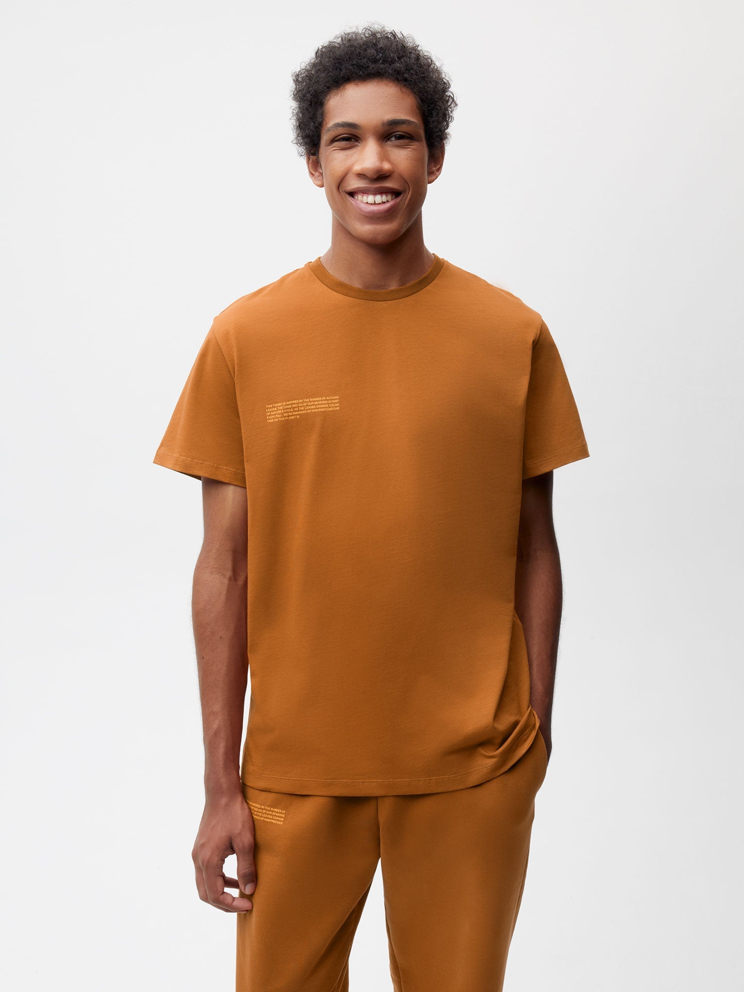 Autumn Leaves T-shirt—oak orange male