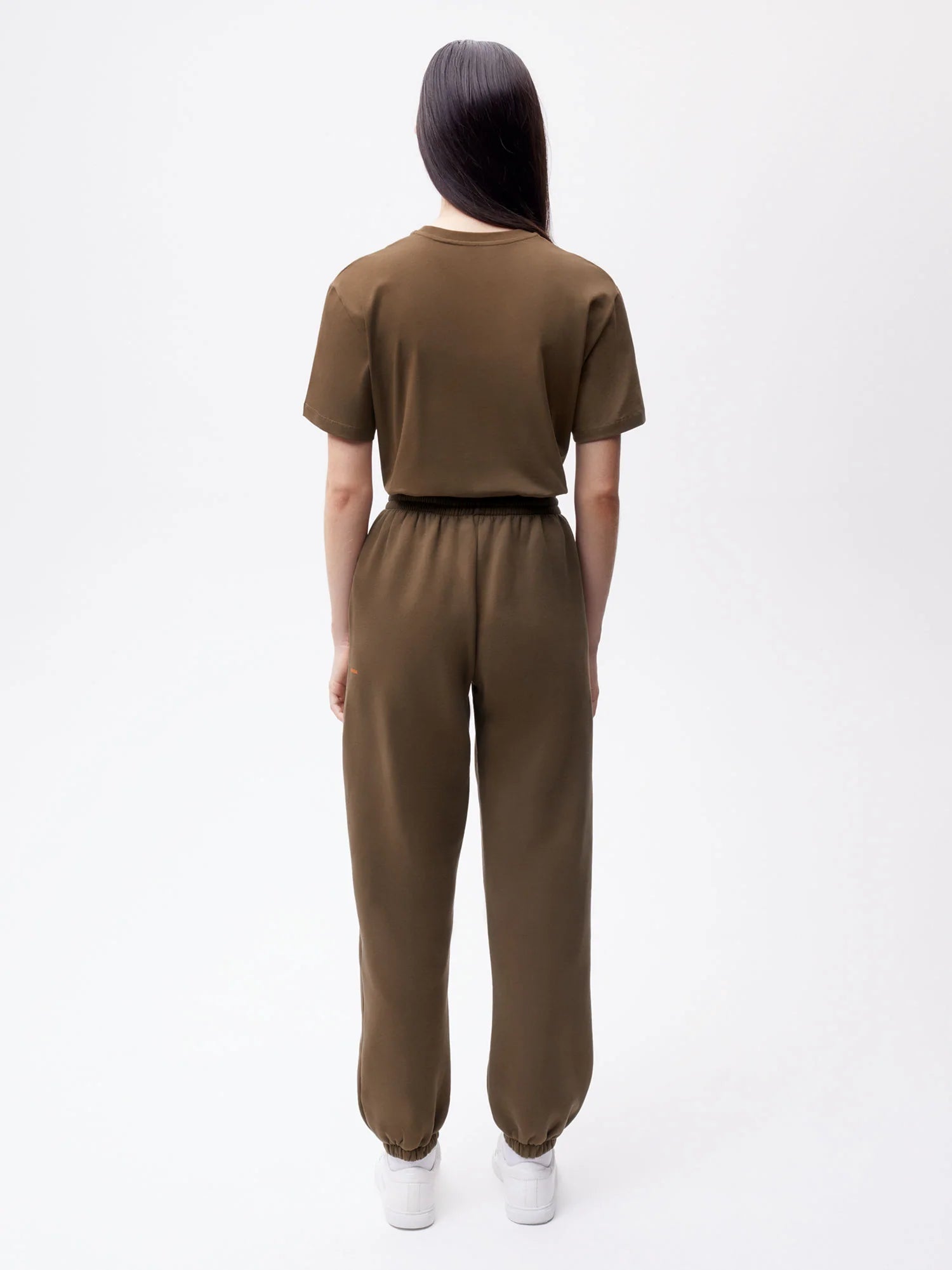 Autumn Leaves Track Pants—beech brown female