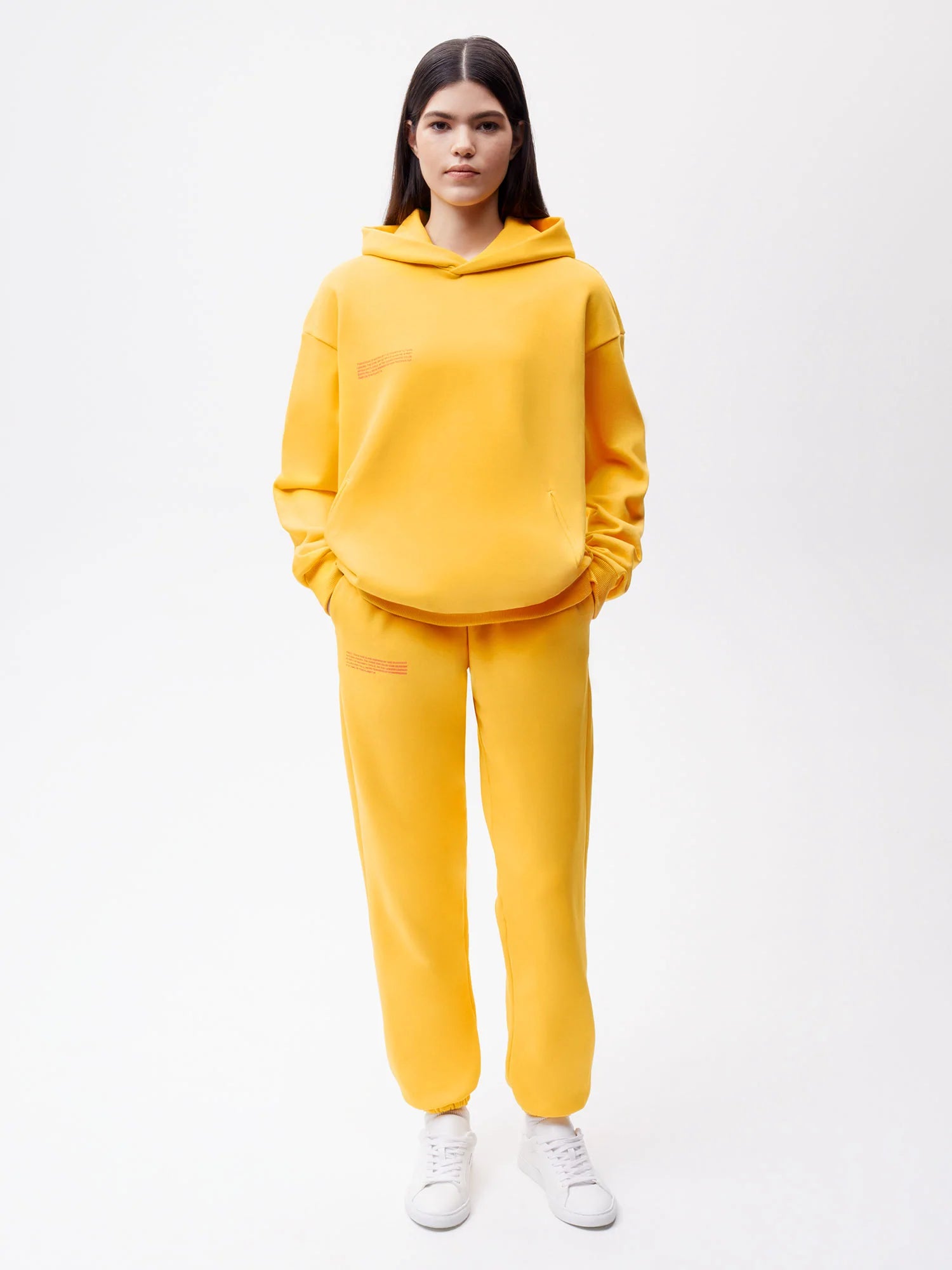 Autumn Leaves Track Pants—ginkgo yellow female