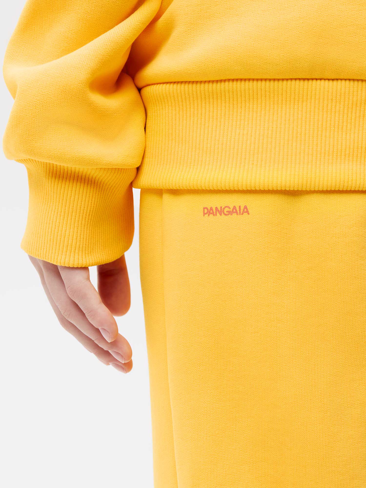 Autumn Leaves Track Pants—ginkgo yellow female