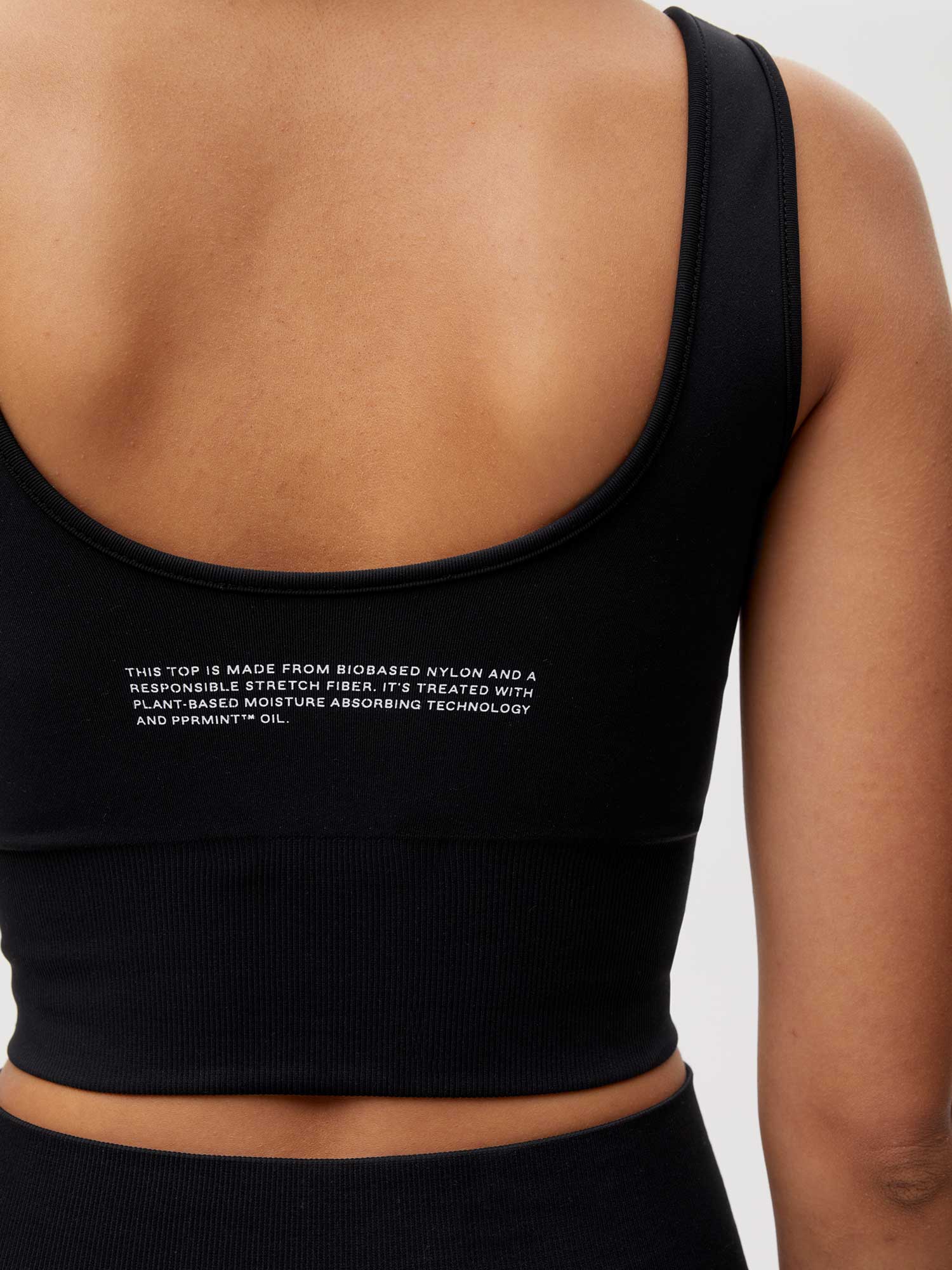 Activewear Womens Bra Top Black 