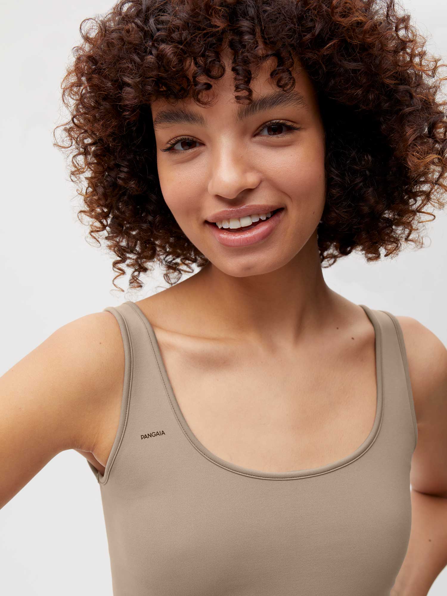 Activewear Womens Bra Top Taupe 